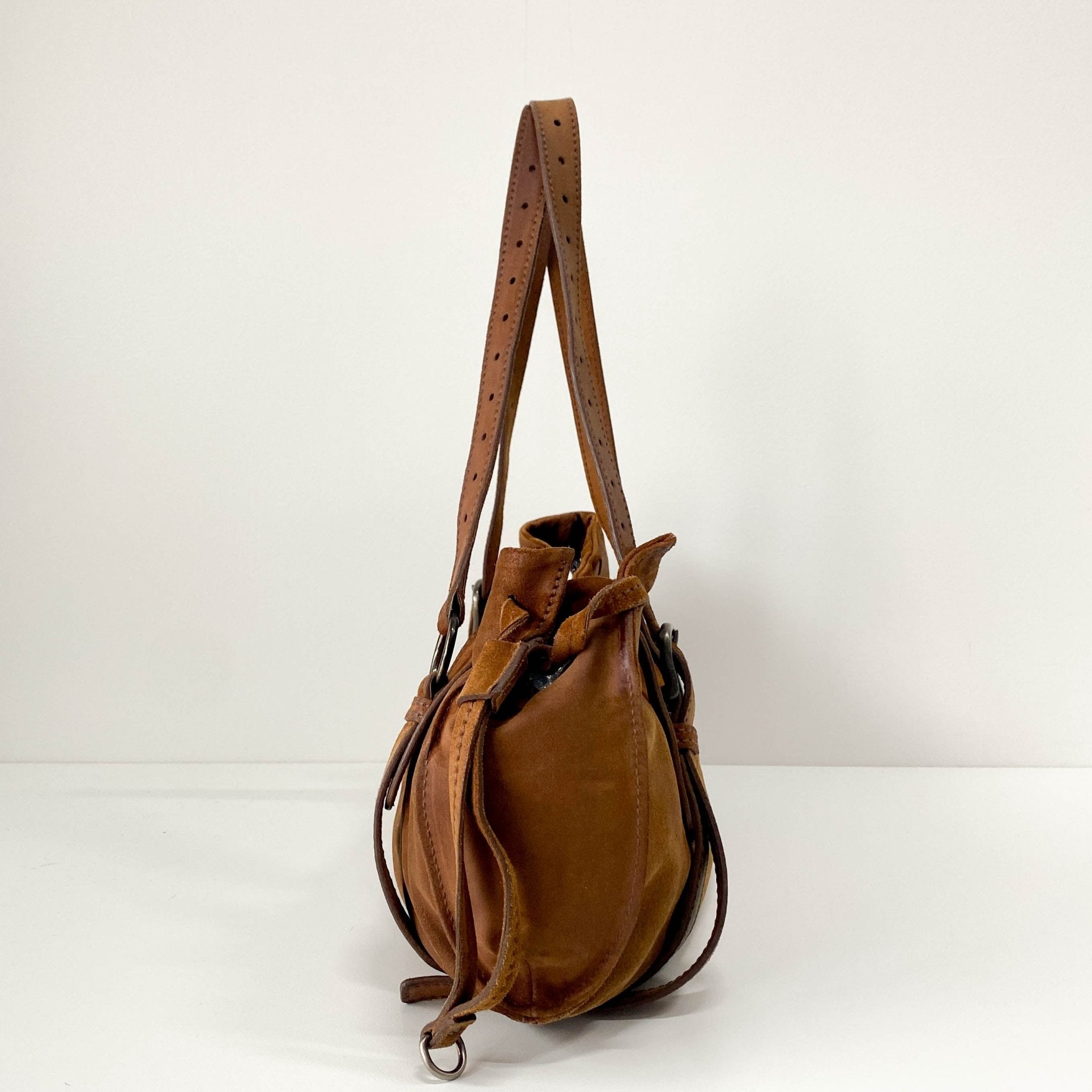 MIU MIU Brown Suede Shoulder Bag, in , Sold by HIVE PRELOVED - Shoulder Bags, ,