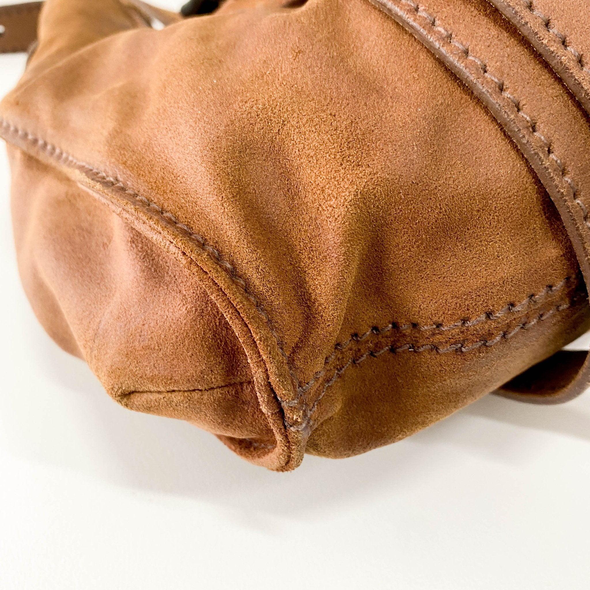 MIU MIU Brown Suede Shoulder Bag, in , Sold by HIVE PRELOVED - Shoulder Bags, ,