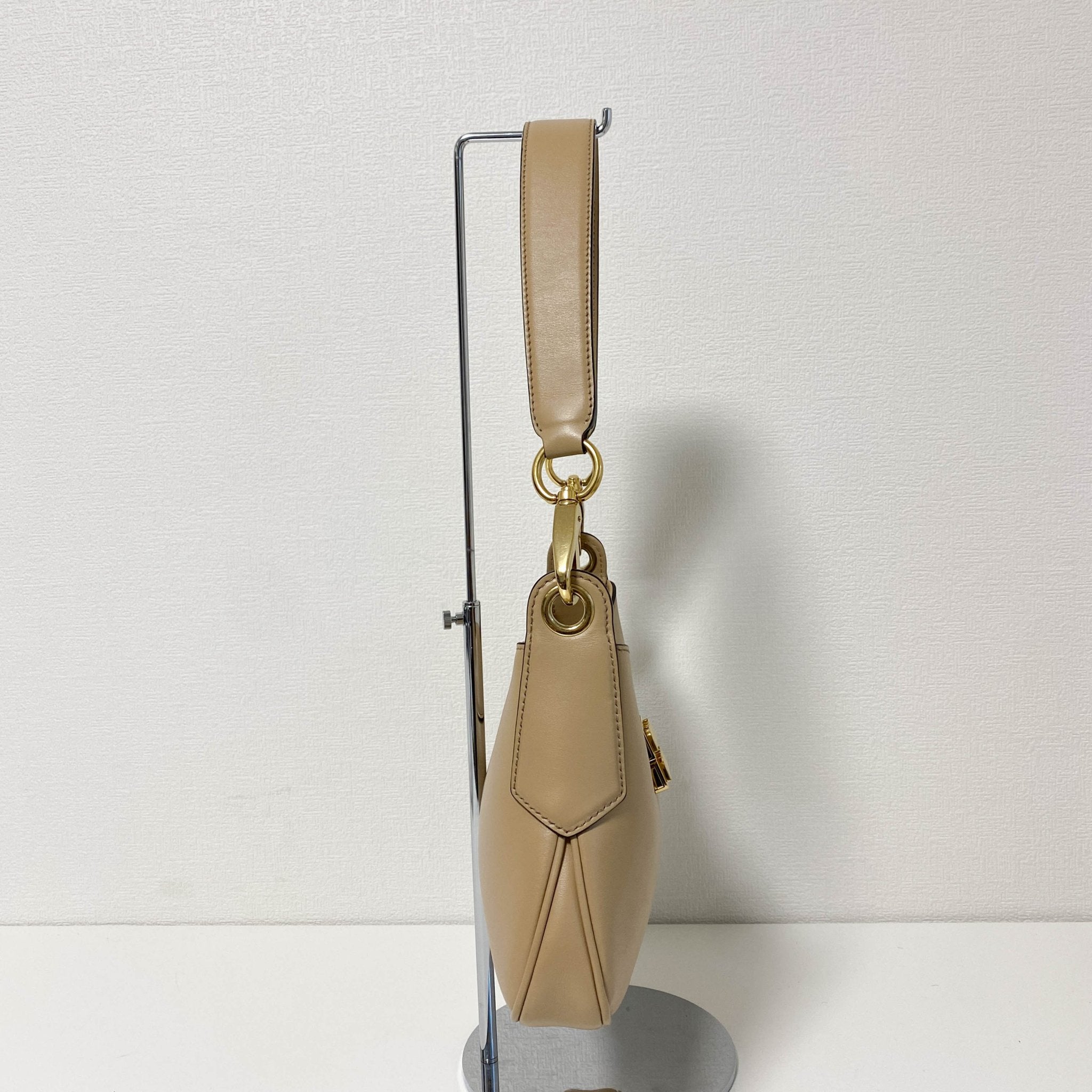 MIU MIU City Beige Leather Hobo Shoulder Bag, in , Sold by HIVE PRELOVED - Shoulder Bags, ,