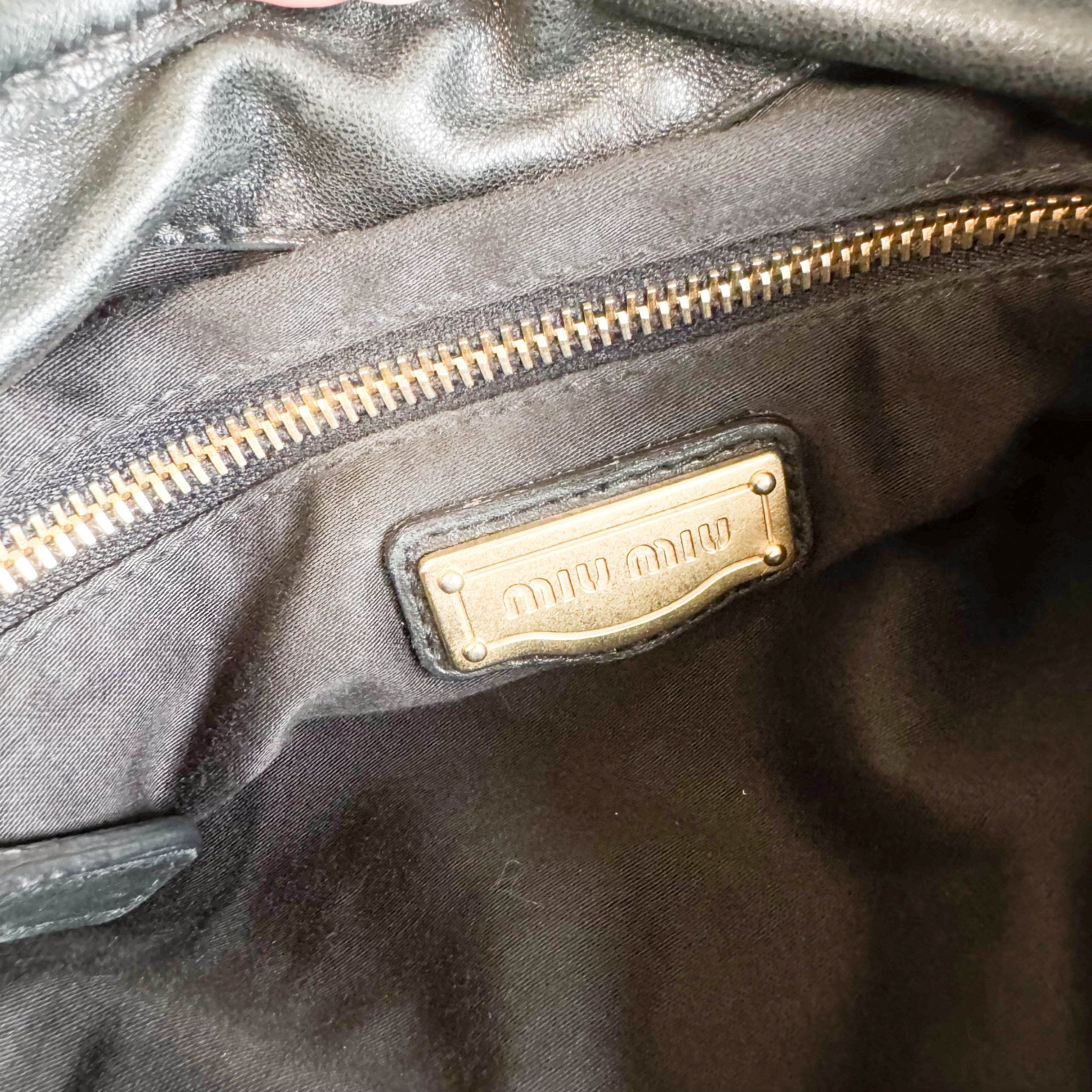 MIU MIU Coffer Black Leather Shoulder Bag, in , Sold by HIVE PRELOVED - Shoulder Bags, ,