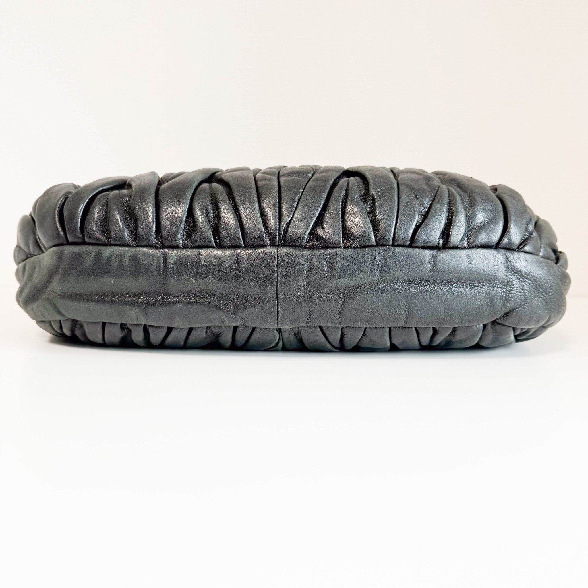 MIU MIU Coffer Black Leather Shoulder Bag, in , Sold by HIVE PRELOVED - Shoulder Bags, ,