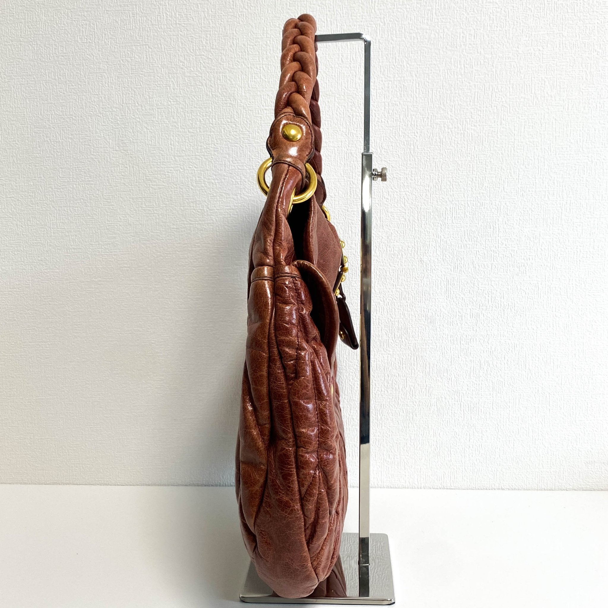 MIU MIU Coffer Calfskin Leather Shoulder Bag, in , Sold by HIVE PRELOVED - Shoulder Bags, ,