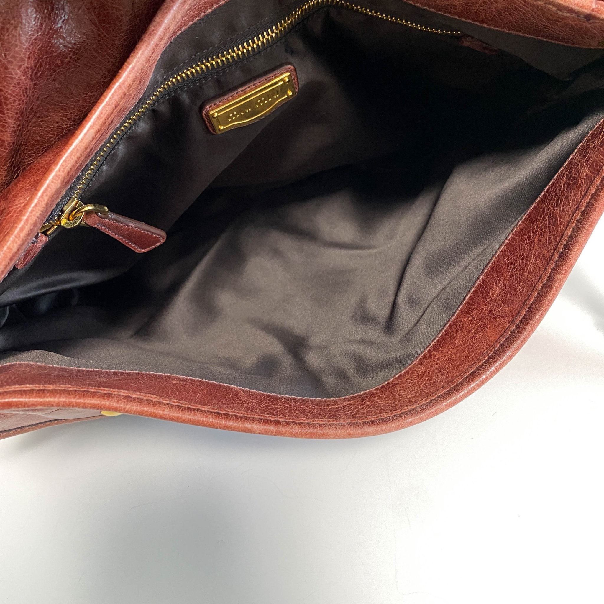 MIU MIU Coffer Calfskin Leather Shoulder Bag, in , Sold by HIVE PRELOVED - Shoulder Bags, ,