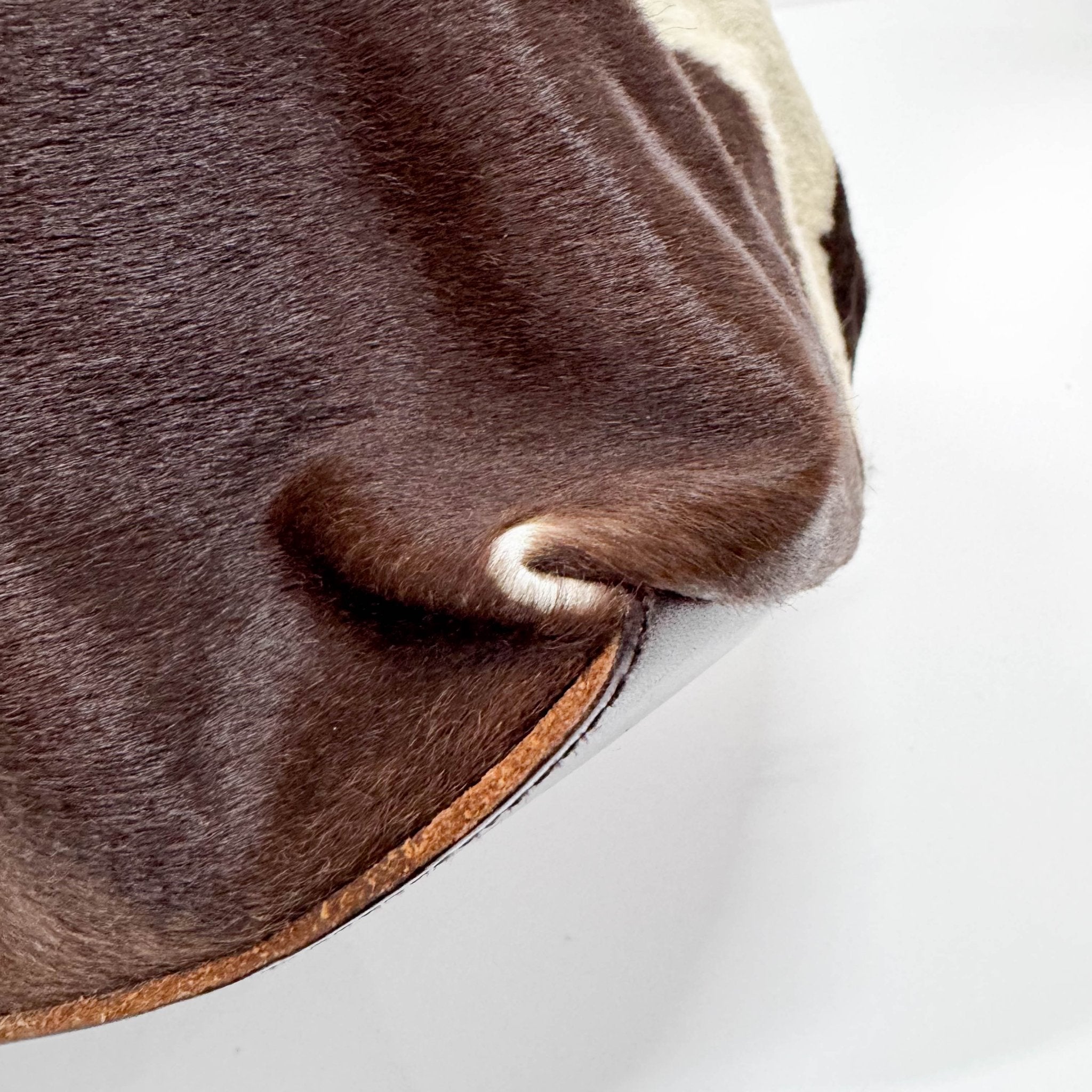 MIU MIU Cow Print Pony Hair Tote Shoulder Bag, in , Sold by HIVE PRELOVED - Shoulder Bags, Totes,