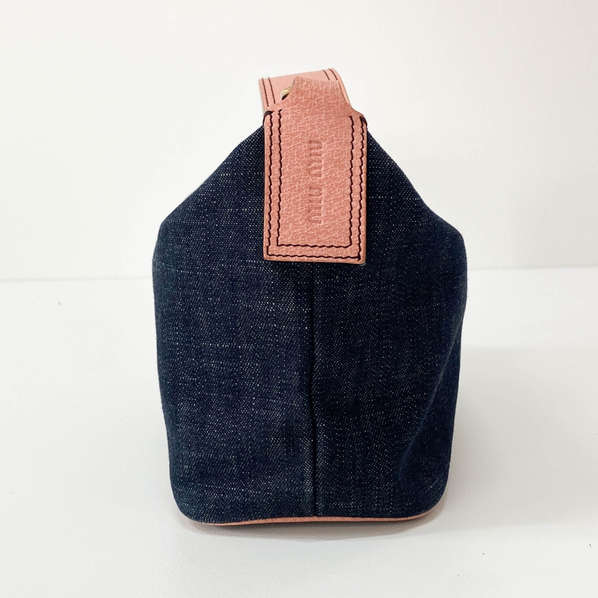 MIU MIU Denim Pouch Bag, in , Sold by HIVE PRELOVED - Amenitiy Bag / Pouch, Handle Bags,