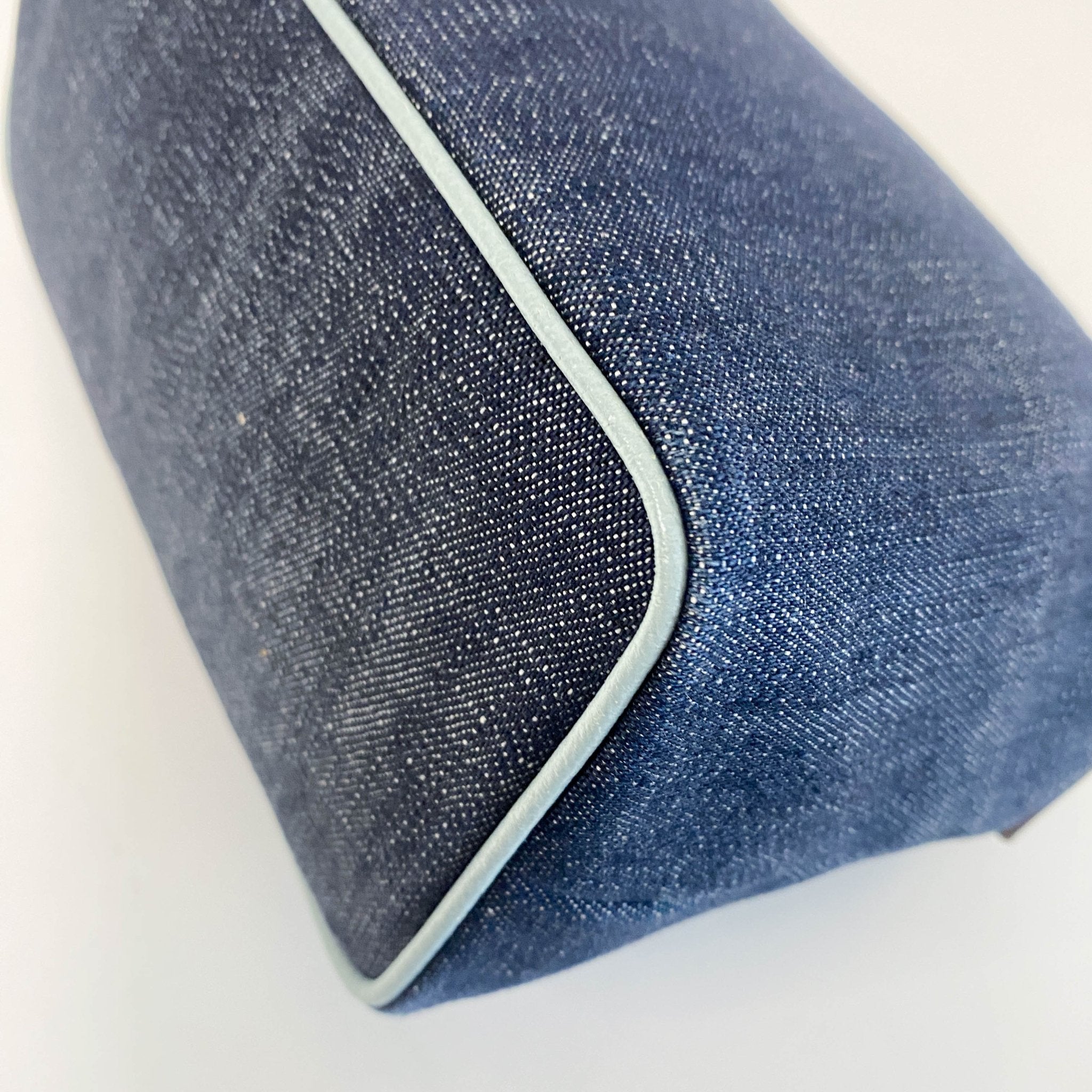 MIU MIU Denim Pouch Bag, in , Sold by HIVE PRELOVED - Pouches, ,