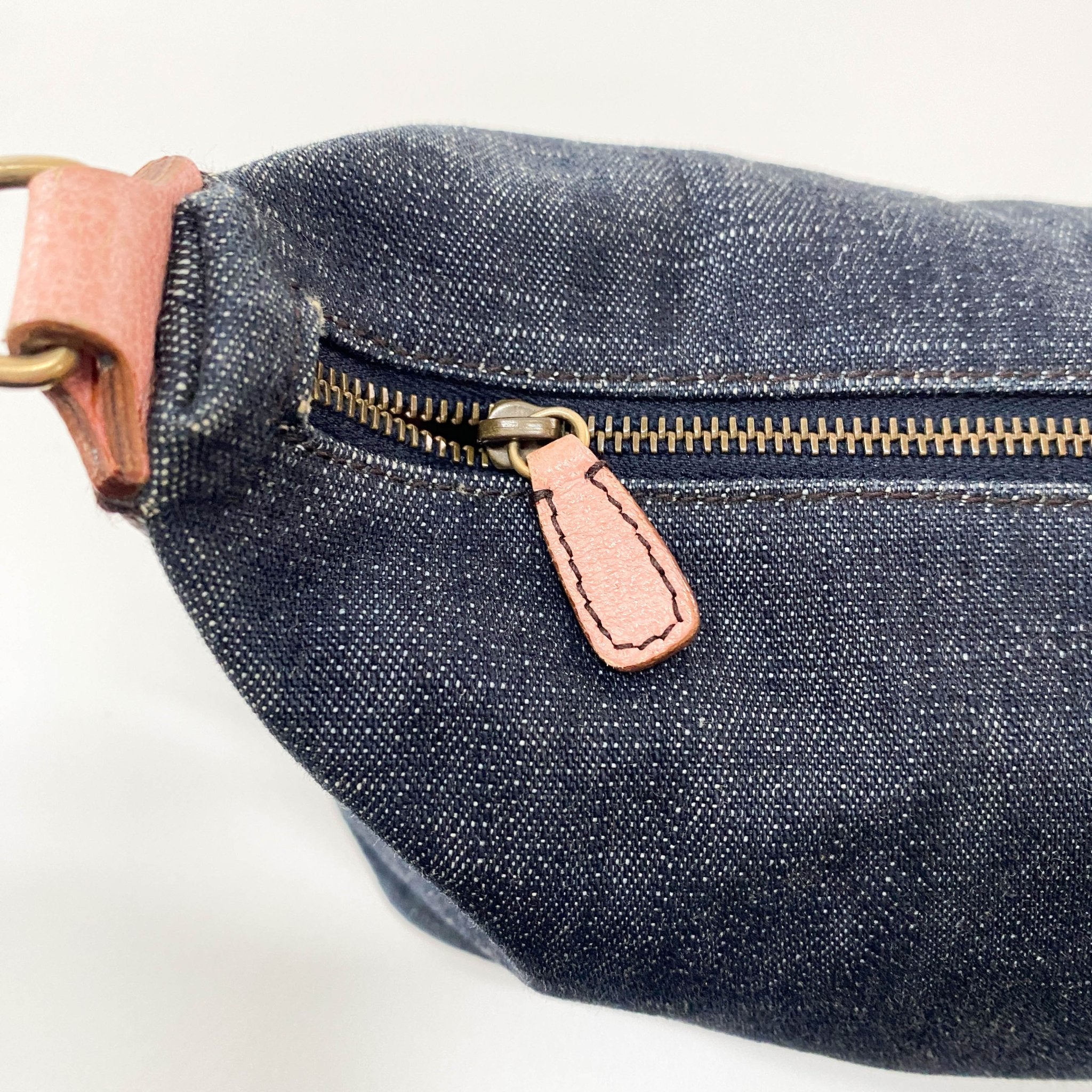 MIU MIU Denim Pouch Bag, in , Sold by HIVE PRELOVED - Amenitiy Bag / Pouch, Handle Bags,