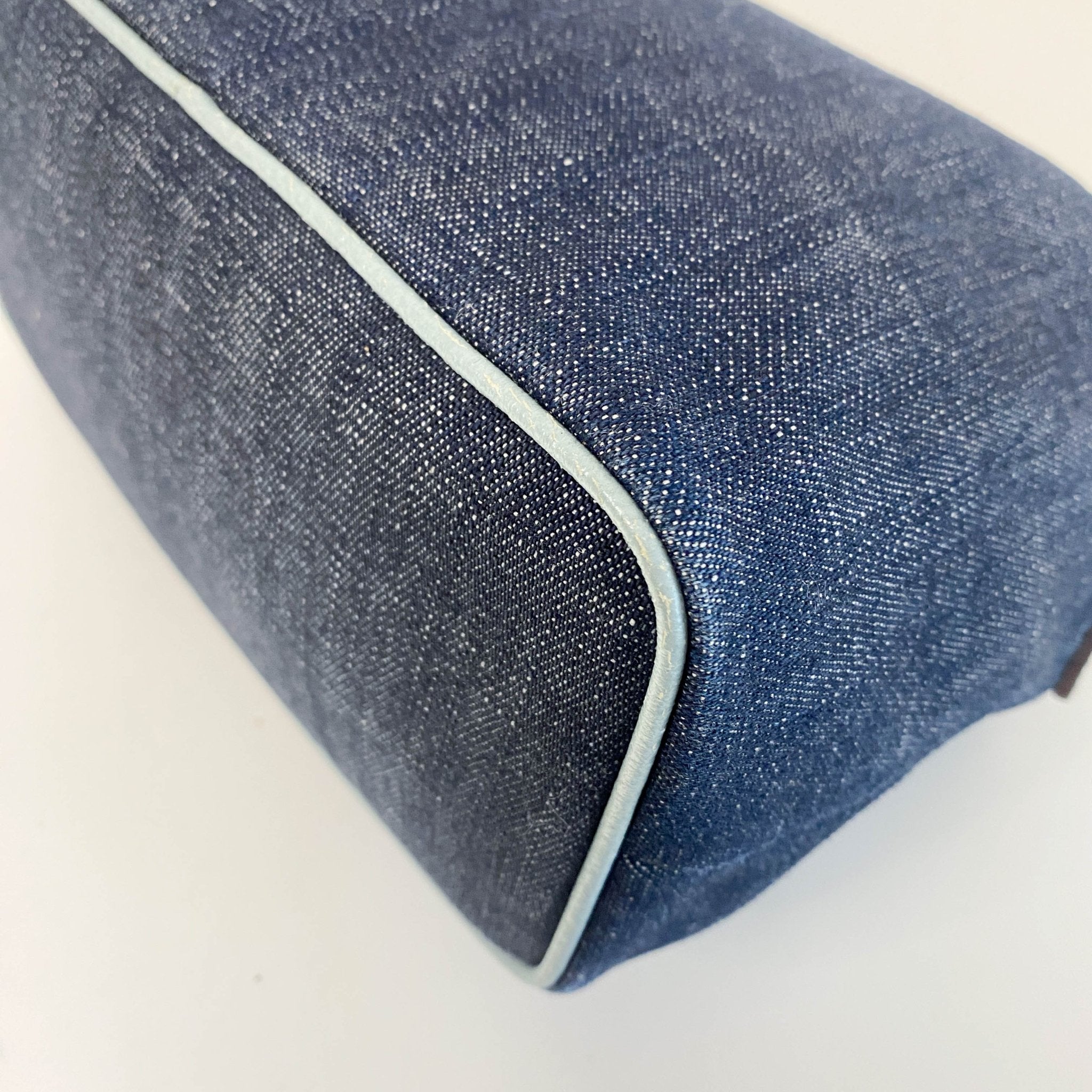 MIU MIU Denim Pouch Bag, in , Sold by HIVE PRELOVED - Pouches, ,