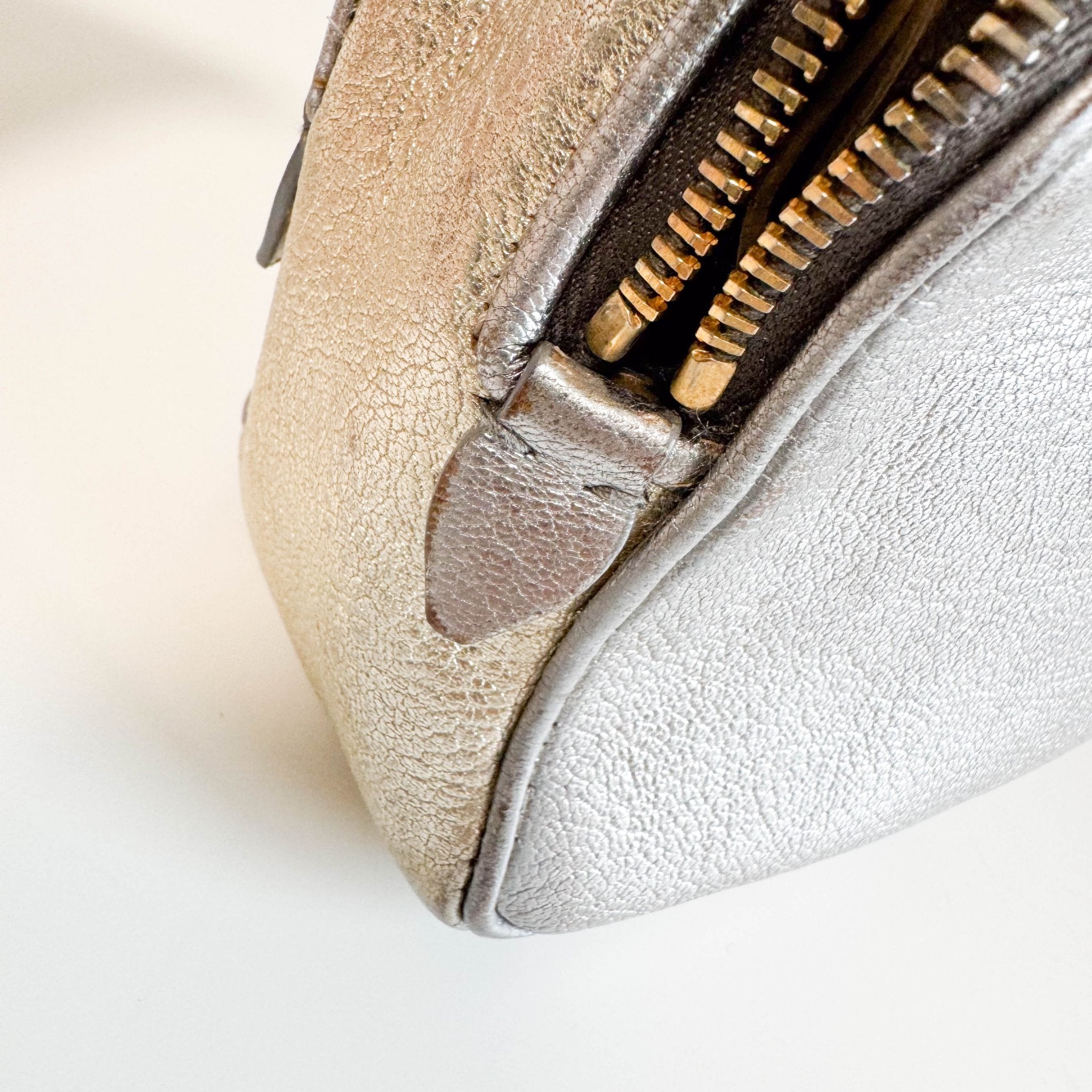 MIU MIU Gold and Silver Leather Camera Crossbody Bag, in , Sold by HIVE PRELOVED - Crossbody bags, ,