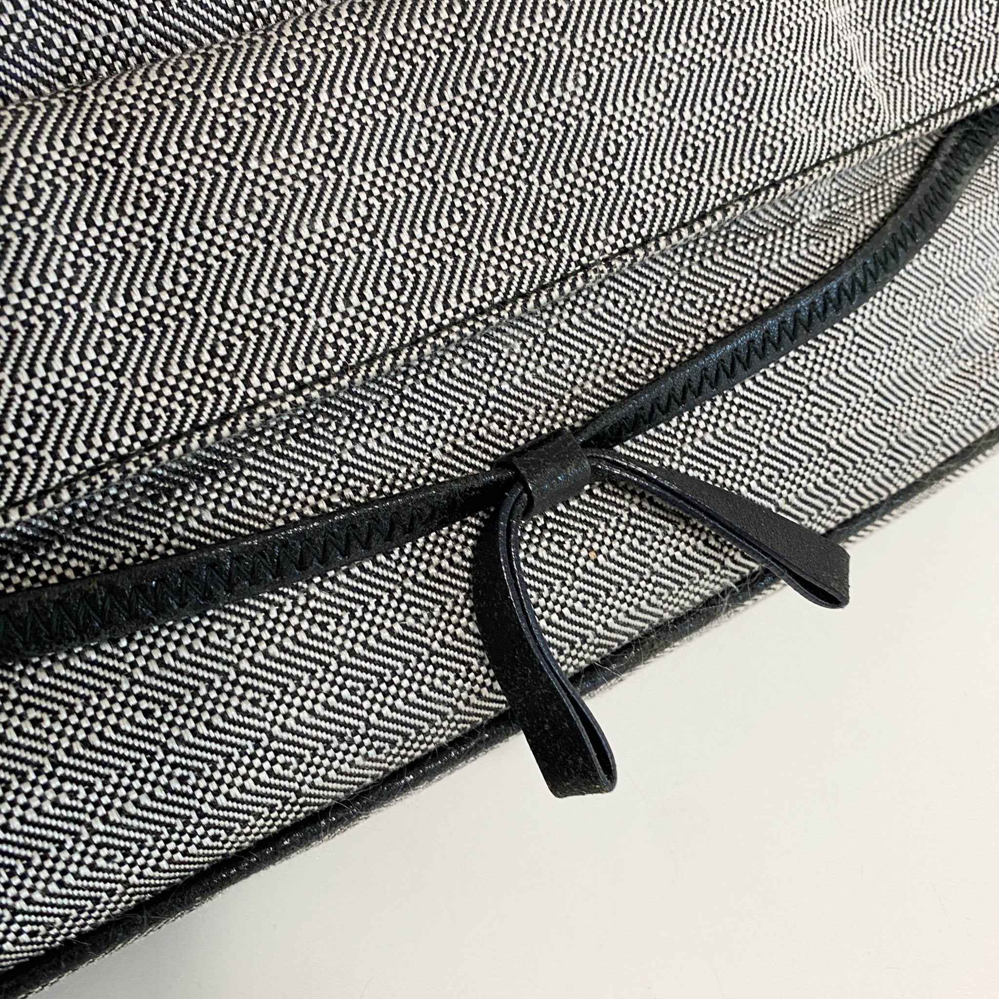 MIU MIU Horizontal Canvas Grey Handbag, in , Sold by HIVE PRELOVED - Shoulder Bags, ,