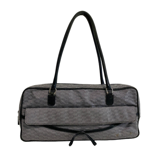 MIU MIU Horizontal Canvas Grey Handbag, in , Sold by HIVE PRELOVED - Shoulder Bags, ,