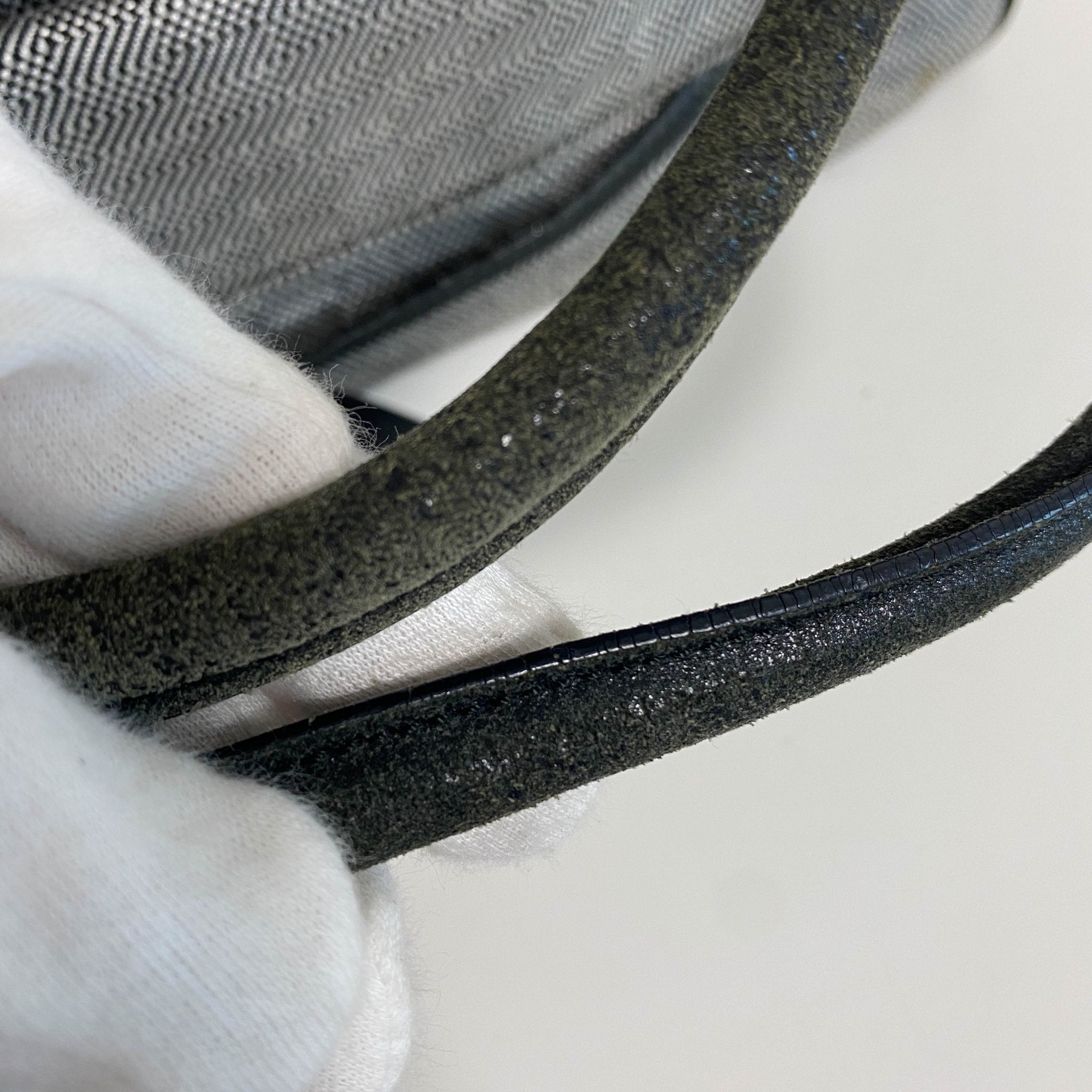 MIU MIU Horizontal Canvas Grey Handbag, in , Sold by HIVE PRELOVED - Shoulder Bags, ,