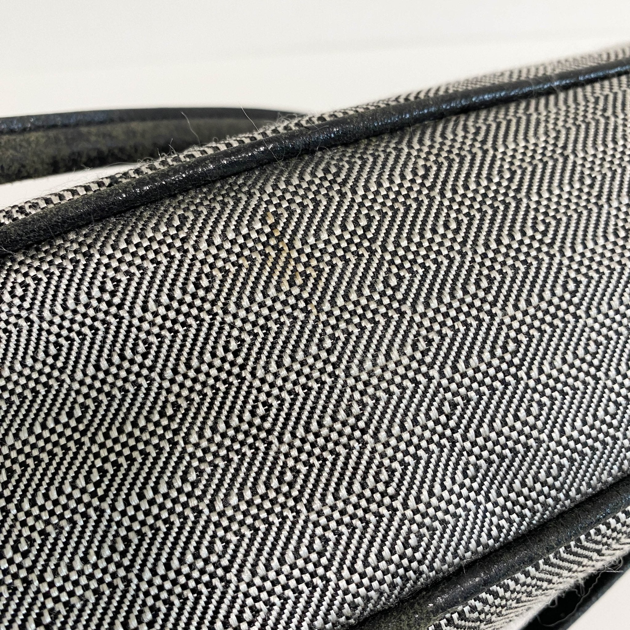 MIU MIU Horizontal Canvas Grey Handbag, in , Sold by HIVE PRELOVED - Shoulder Bags, ,