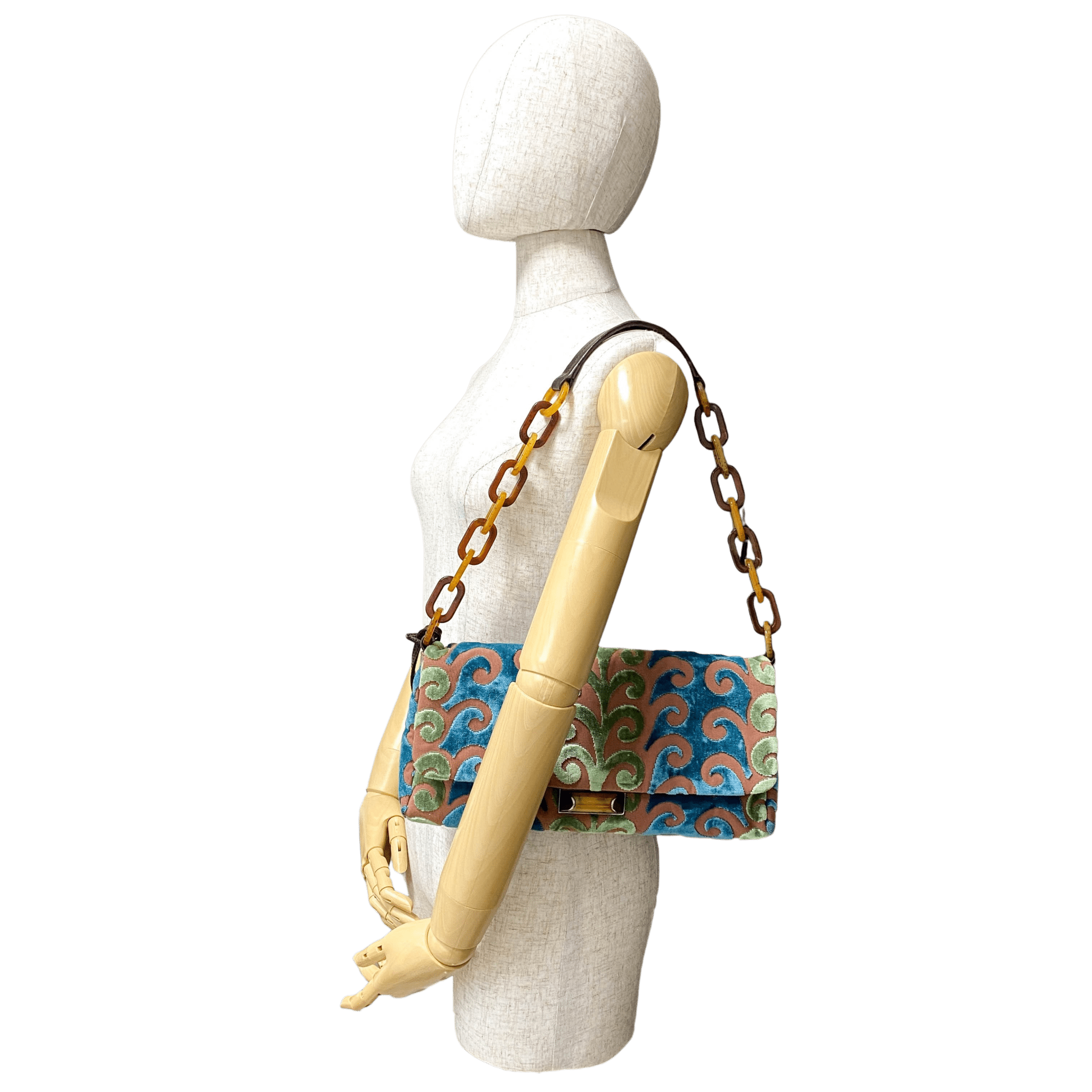 MIU MIU Horizontal Velvet Chain Bag, in , Sold by HIVE PRELOVED - Shoulder Bags, ,