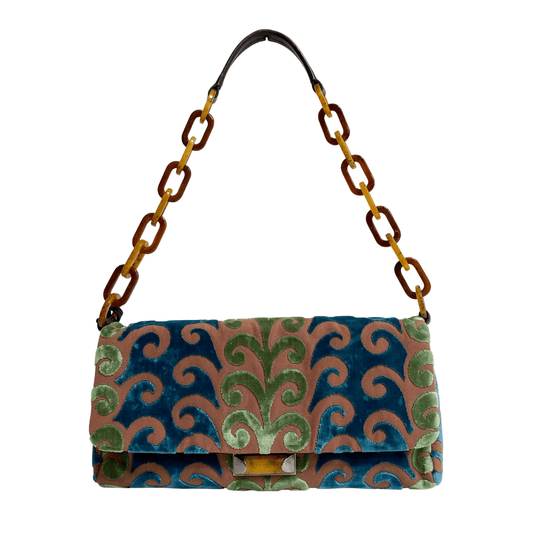 MIU MIU Horizontal Velvet Chain Bag, in , Sold by HIVE PRELOVED - Shoulder Bags, ,