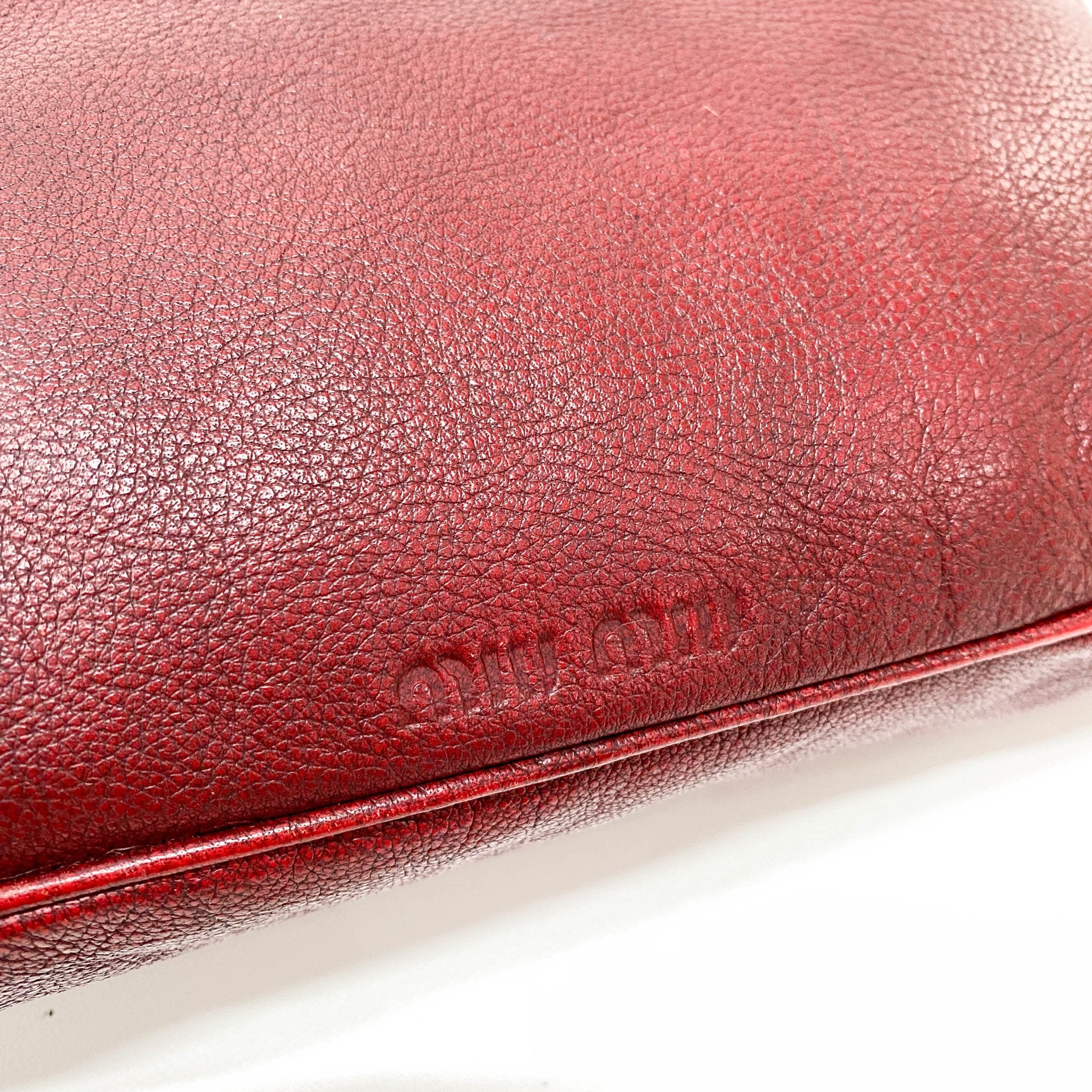 MIU MIU Leather Red Shoulder Bag, in , Sold by HIVE PRELOVED - Handle Bags, Shoulder Bags,