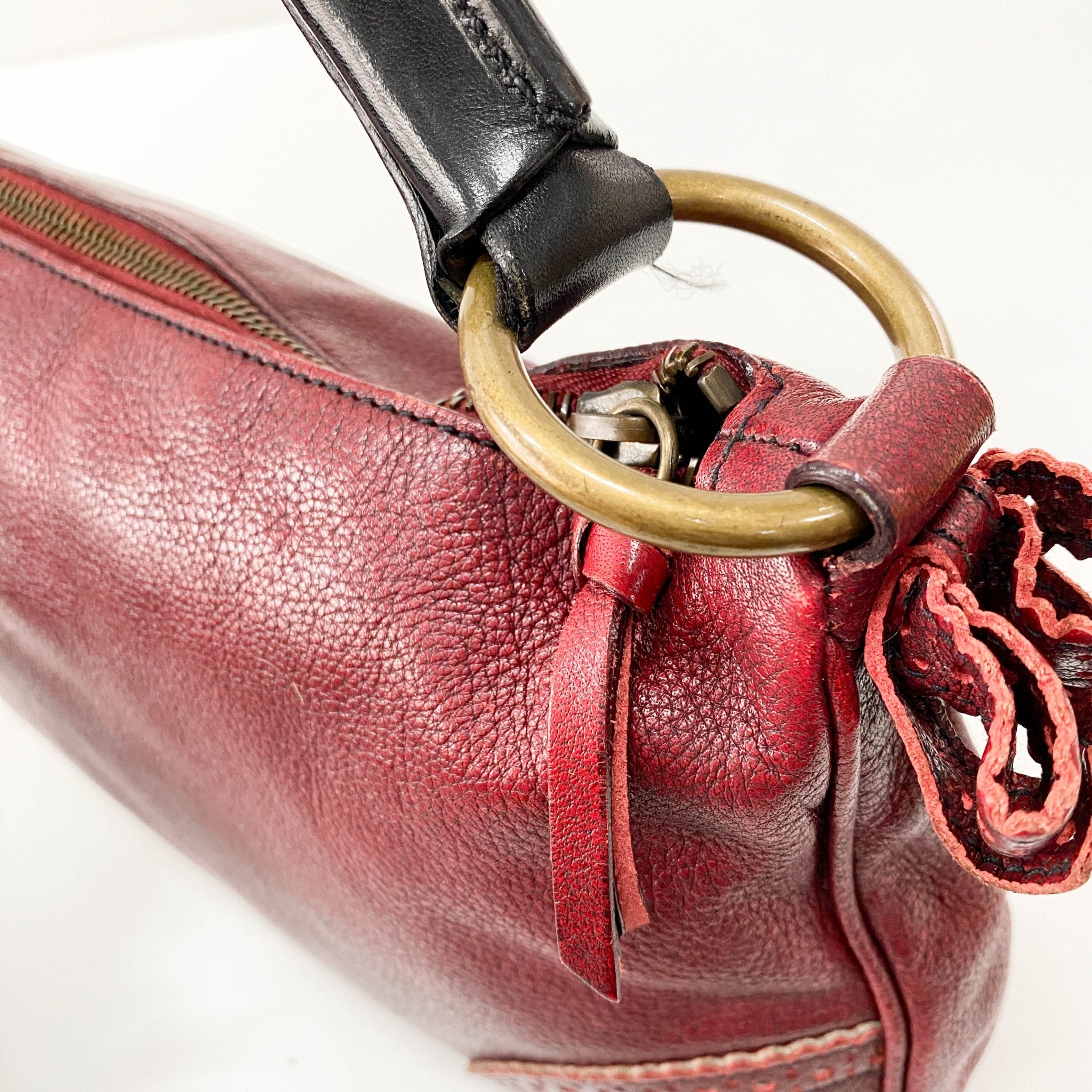 MIU MIU Leather Red Shoulder Bag, in , Sold by HIVE PRELOVED - Handle Bags, Shoulder Bags,