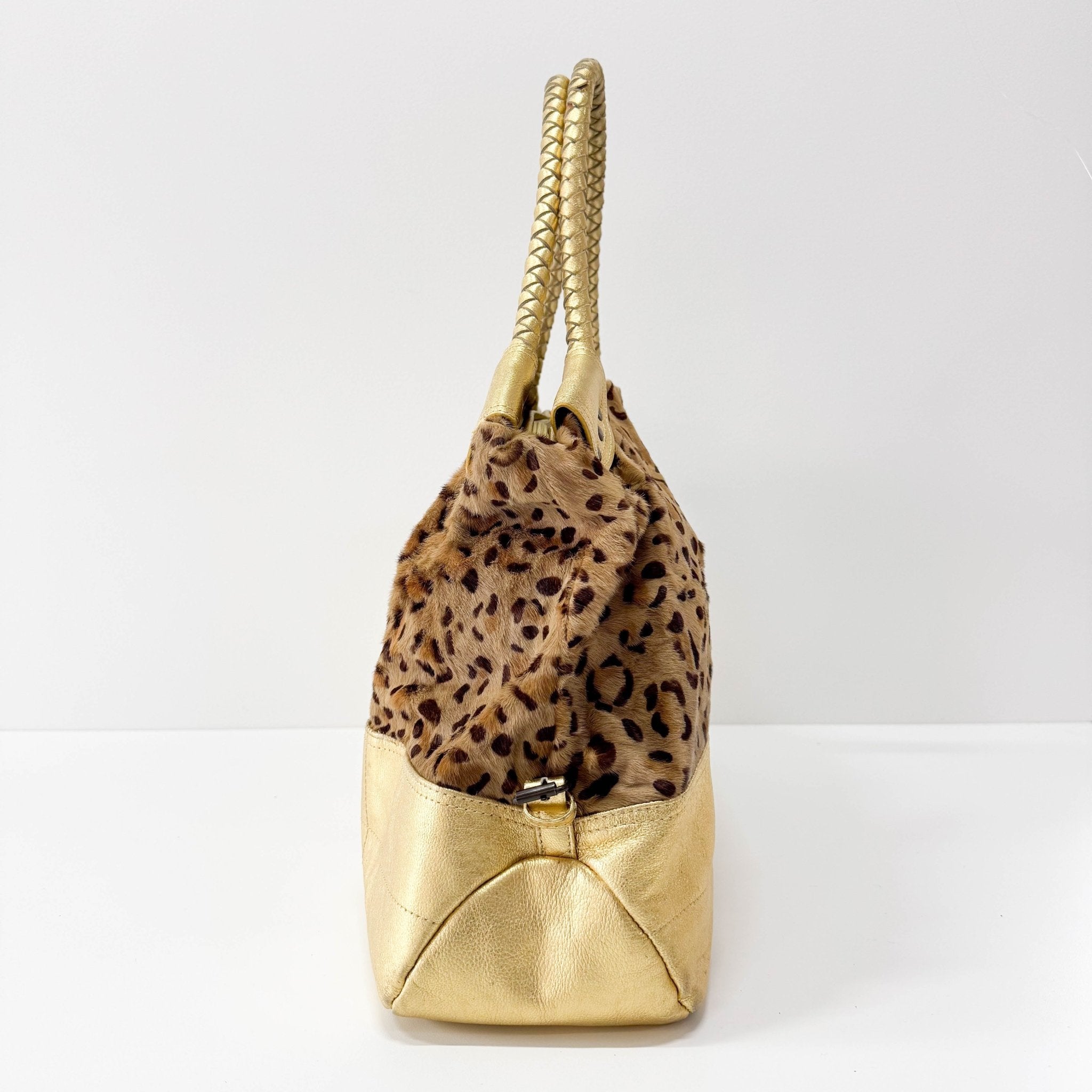 MIU MIU Leopard Print Pony Hair & Golden Details Shoulder Bag, in , Sold by HIVE PRELOVED - Shoulder Bags, ,