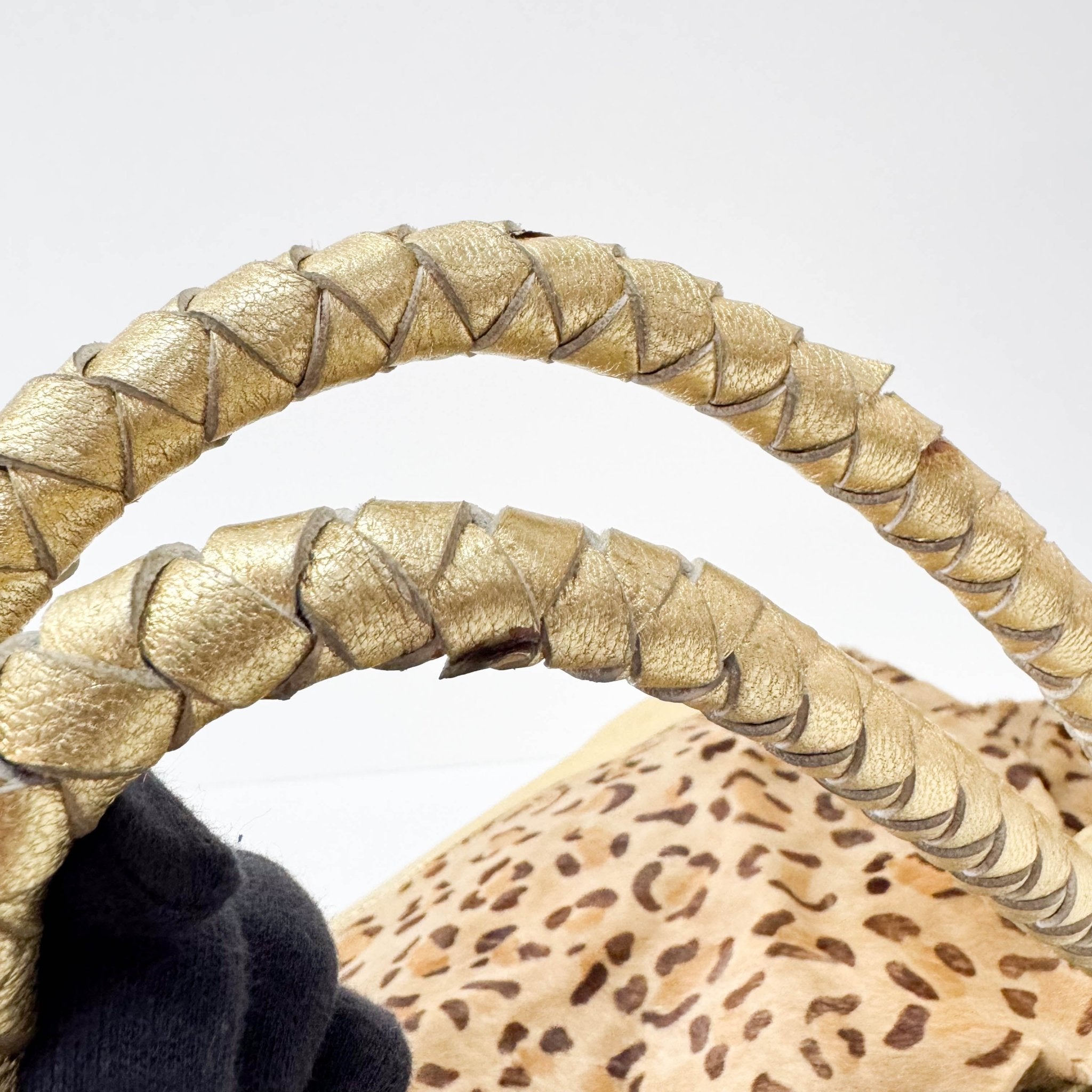 MIU MIU Leopard Print Pony Hair & Golden Details Shoulder Bag, in , Sold by HIVE PRELOVED - Shoulder Bags, ,