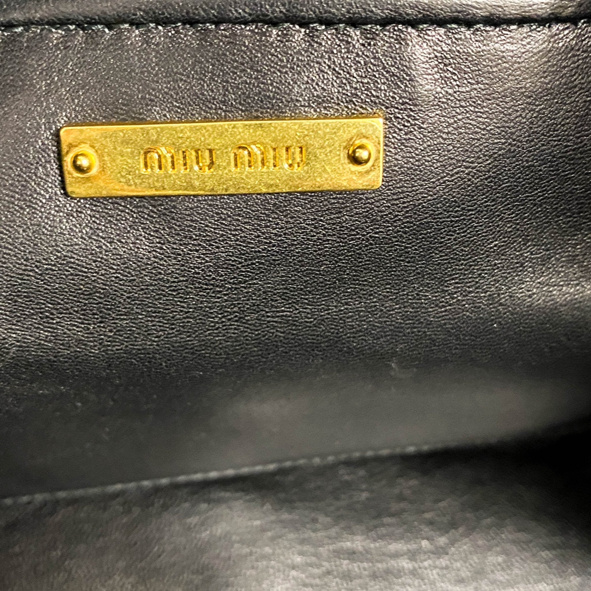 MIU MIU Matelasse Black Leather Fur Tote, in , Sold by HIVE PRELOVED - Totes, ,