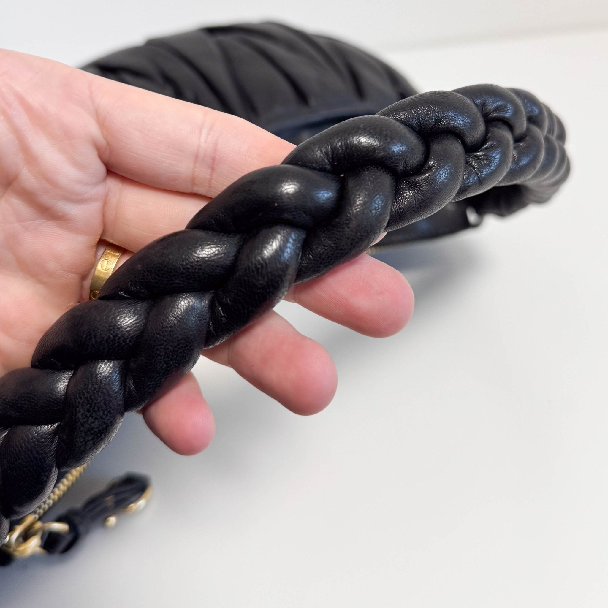 MIU MIU Matelasse Black Leather Hobo Shoulder Bag, in , Sold by HIVE PRELOVED - Shoulder Bags, ,