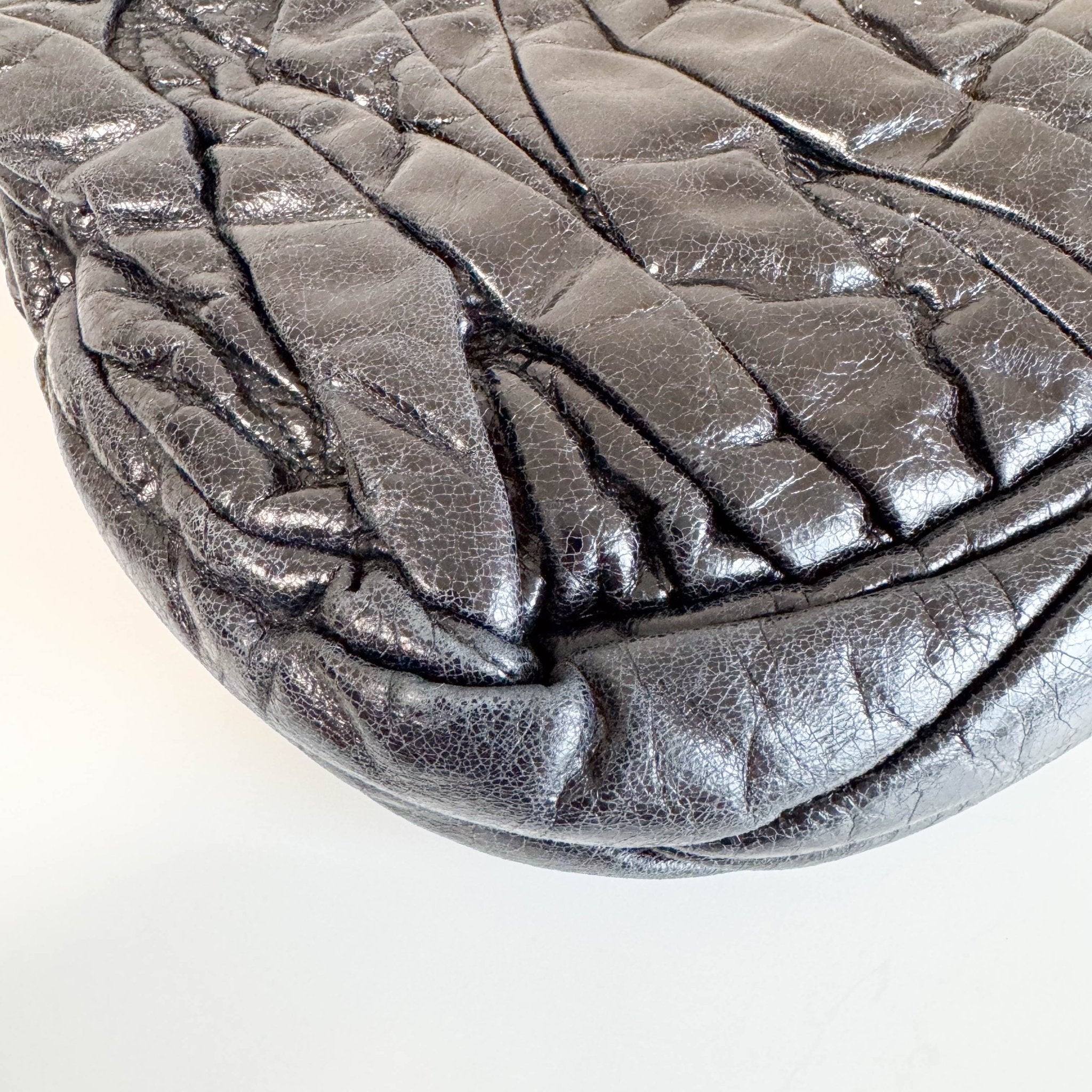 MIU MIU Matelassé Coffer Canvas Satchel Shoulder Bag Black, in , Sold by HIVE PRELOVED - Handle Bags, Shoulder Bags,