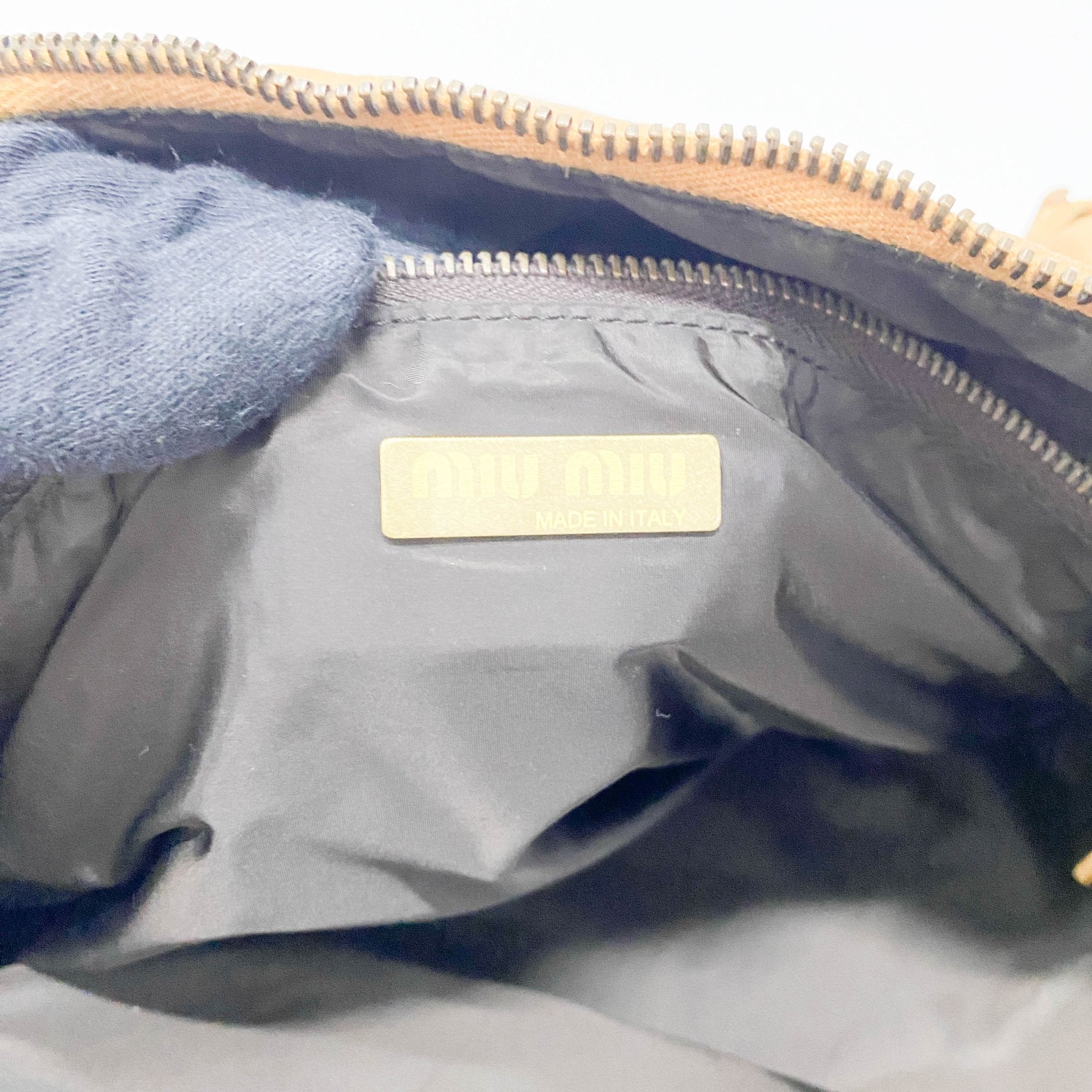 MIU MIU Miu Miu Brown Leather Shoulder Bag, in , Sold by HIVE PRELOVED - Shoulder Bags, ,