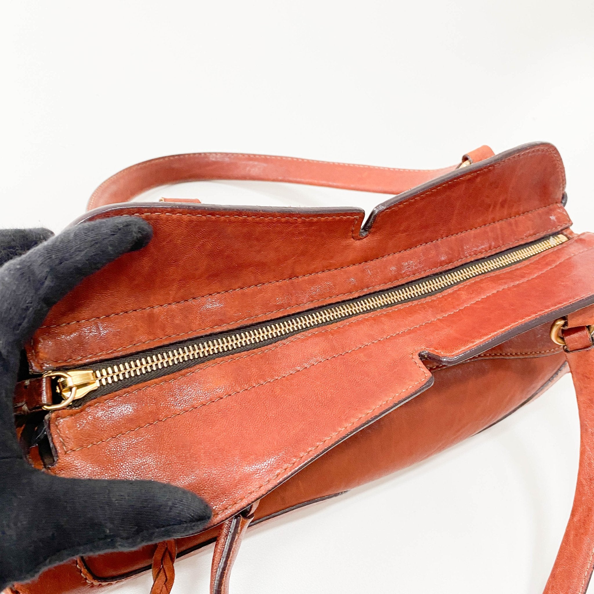 MIU MIU Miu Miu Leather Brown Shoulder Bag, in , Sold by HIVE PRELOVED - Shoulder Bags, ,