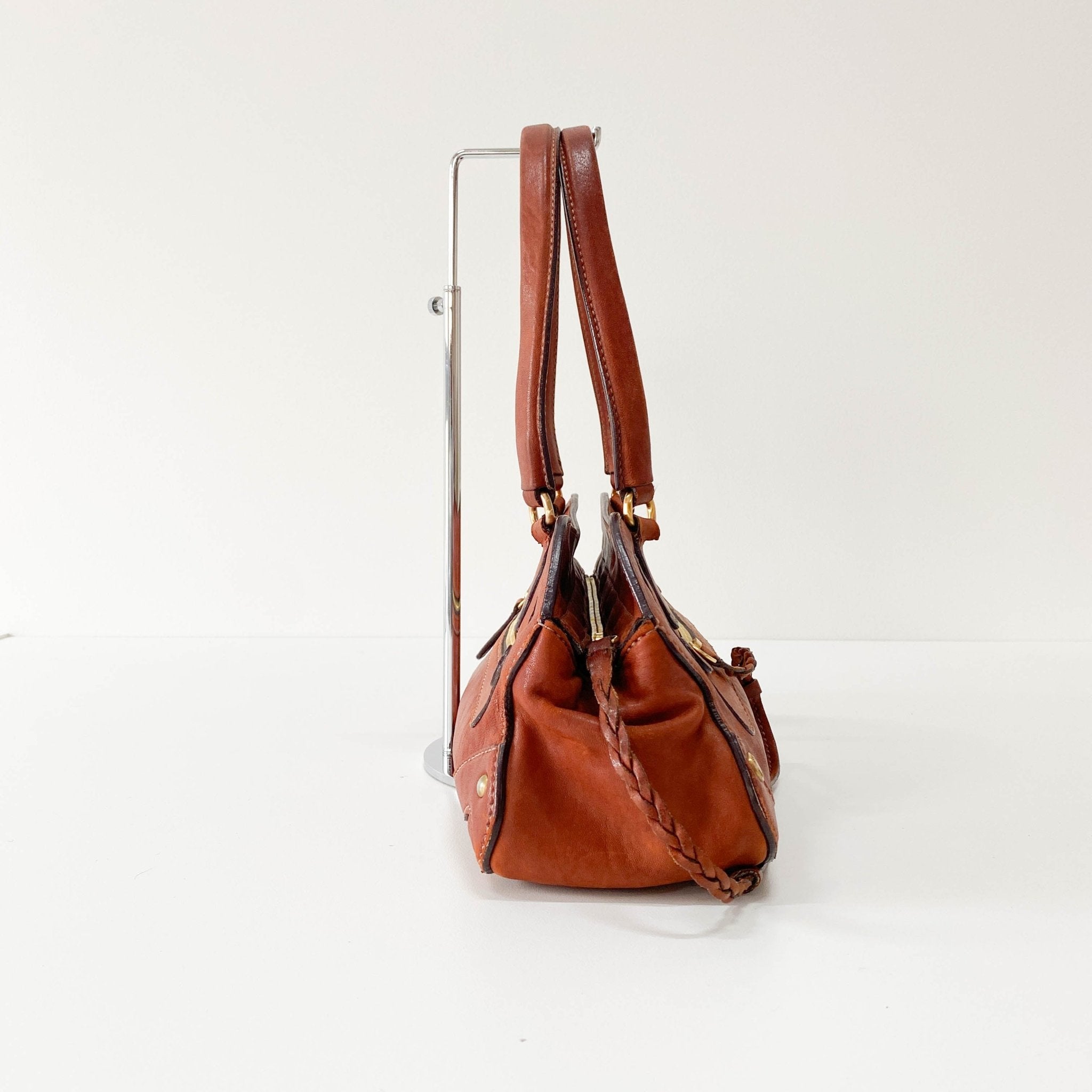 MIU MIU Miu Miu Leather Brown Shoulder Bag, in , Sold by HIVE PRELOVED - Shoulder Bags, ,