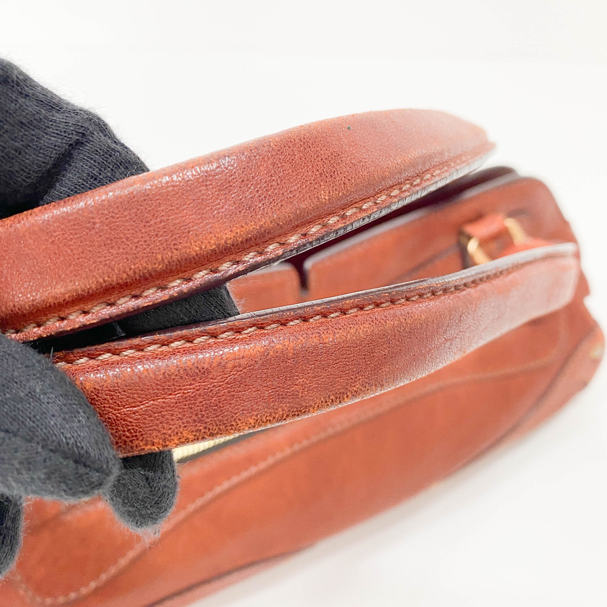 MIU MIU Miu Miu Leather Brown Shoulder Bag, in , Sold by HIVE PRELOVED - Shoulder Bags, ,