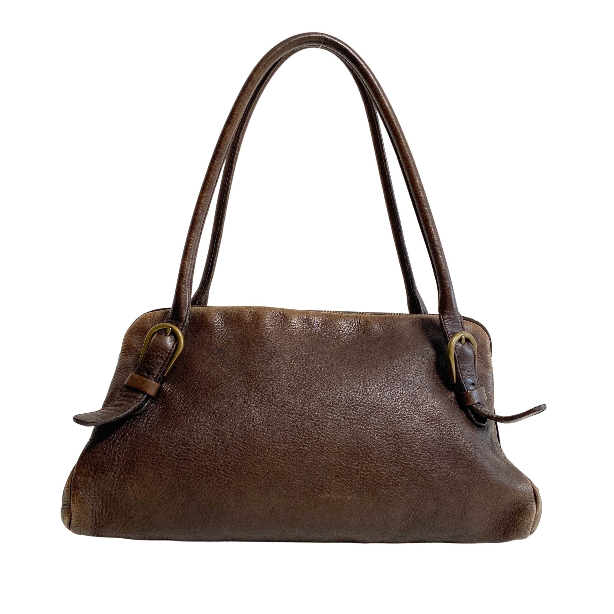 MIU MIU Miu Miu Vintage Brown Leather Shoulder Bag, in , Sold by HIVE PRELOVED - Shoulder Bags, ,