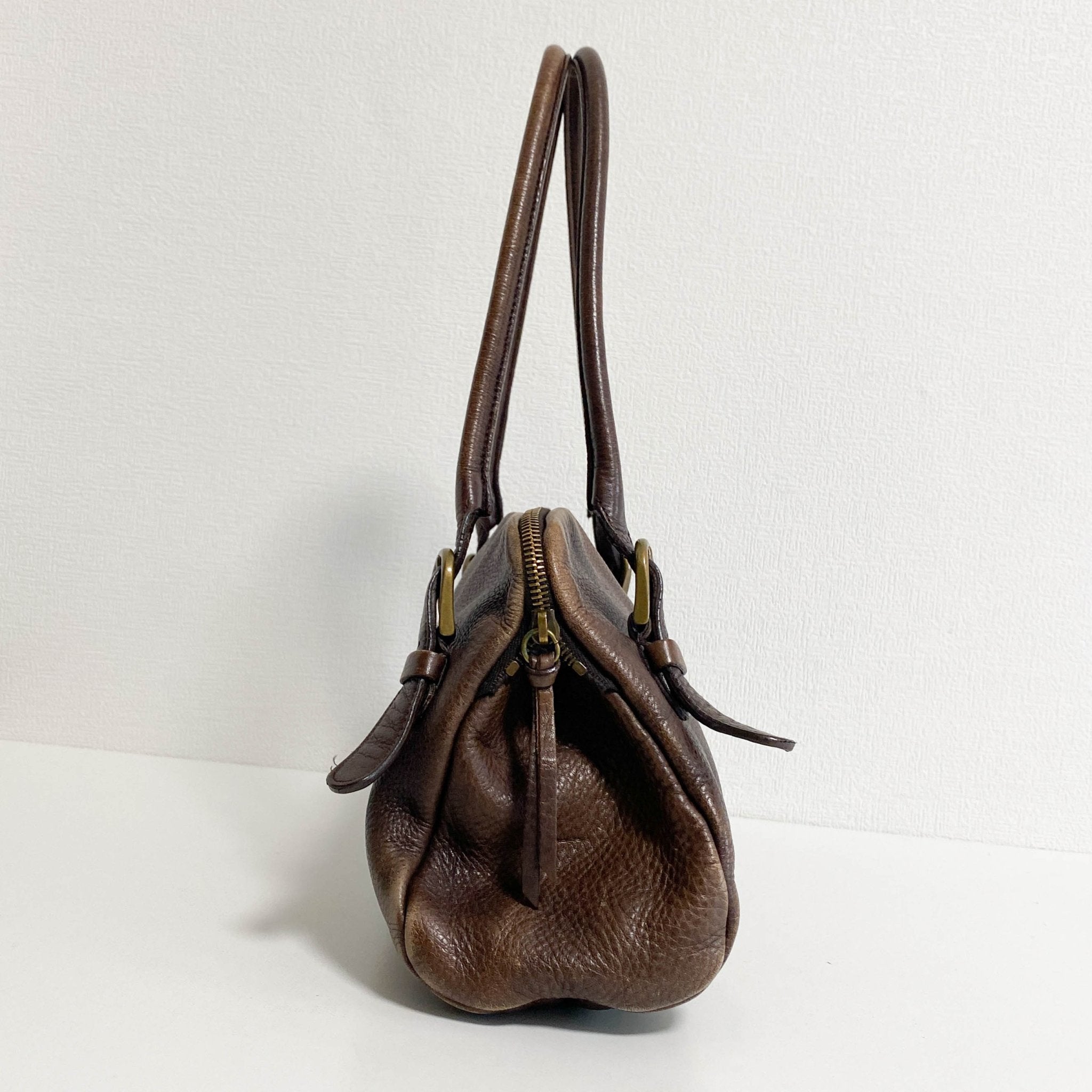 MIU MIU Miu Miu Vintage Brown Leather Shoulder Bag, in , Sold by HIVE PRELOVED - Shoulder Bags, ,