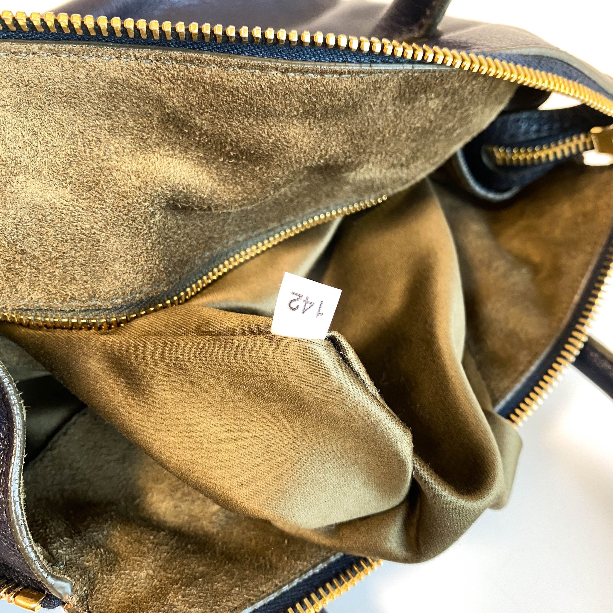 MIU MIU Navy Leather Top Handle With Crossbody Strap Bag, in , Sold by HIVE PRELOVED - Crossbody bags, Handle Bags,