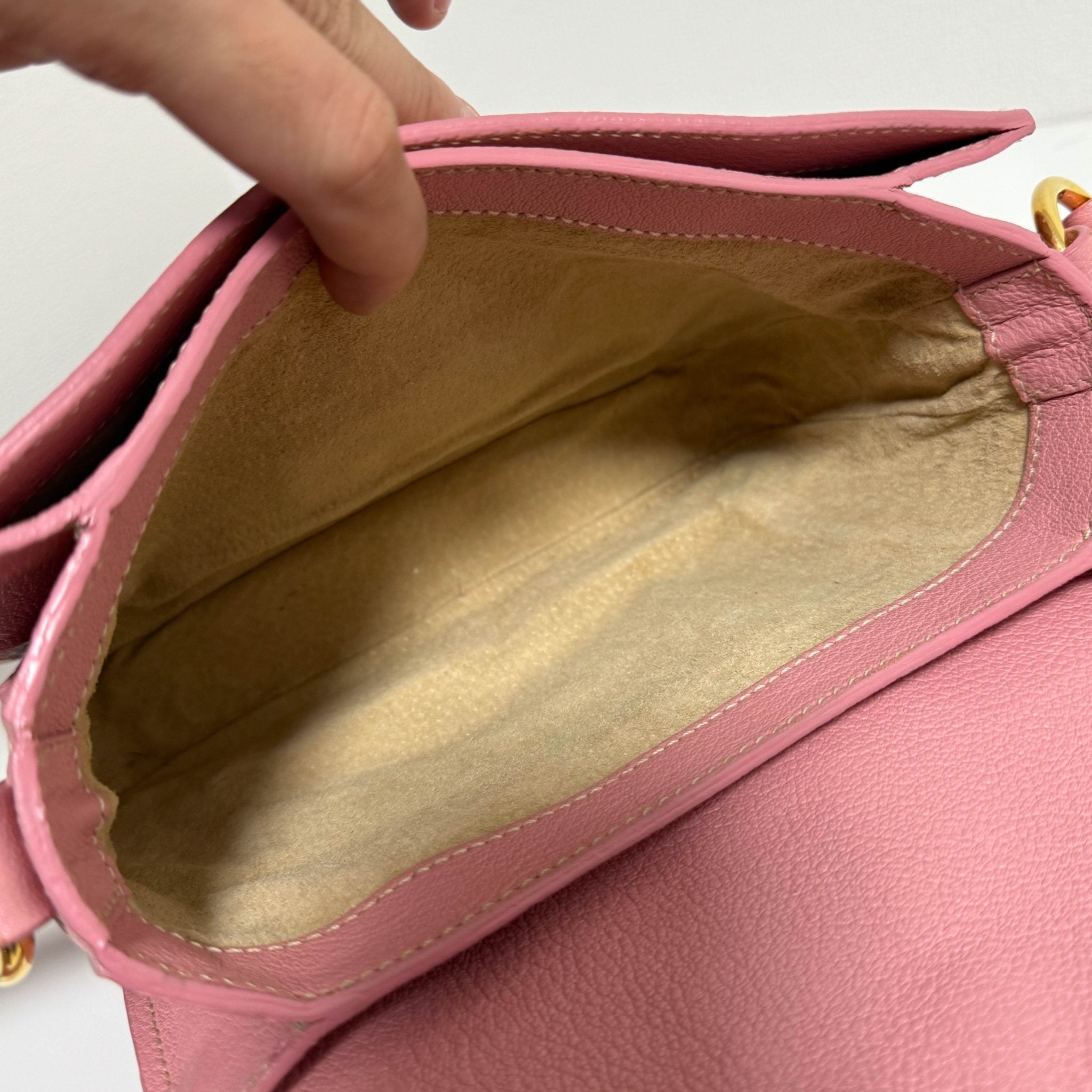 MIU MIU Pink Leather Fur Shoulder Bag, in , Sold by HIVE PRELOVED - Shoulder Bags, ,