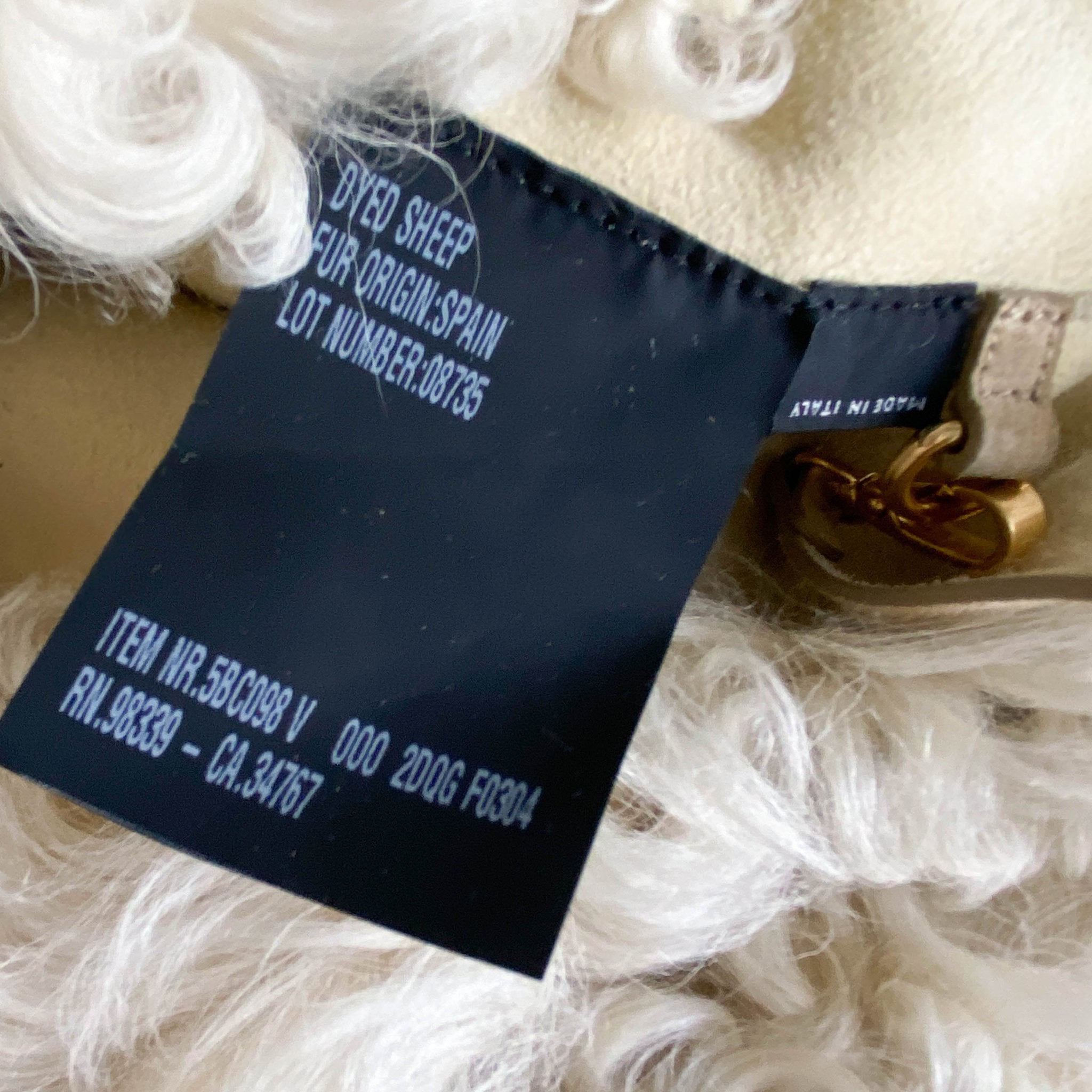 MIU MIU Sheep Fur Satchel Tote, in , Sold by HIVE PRELOVED - Crossbody bags, ,