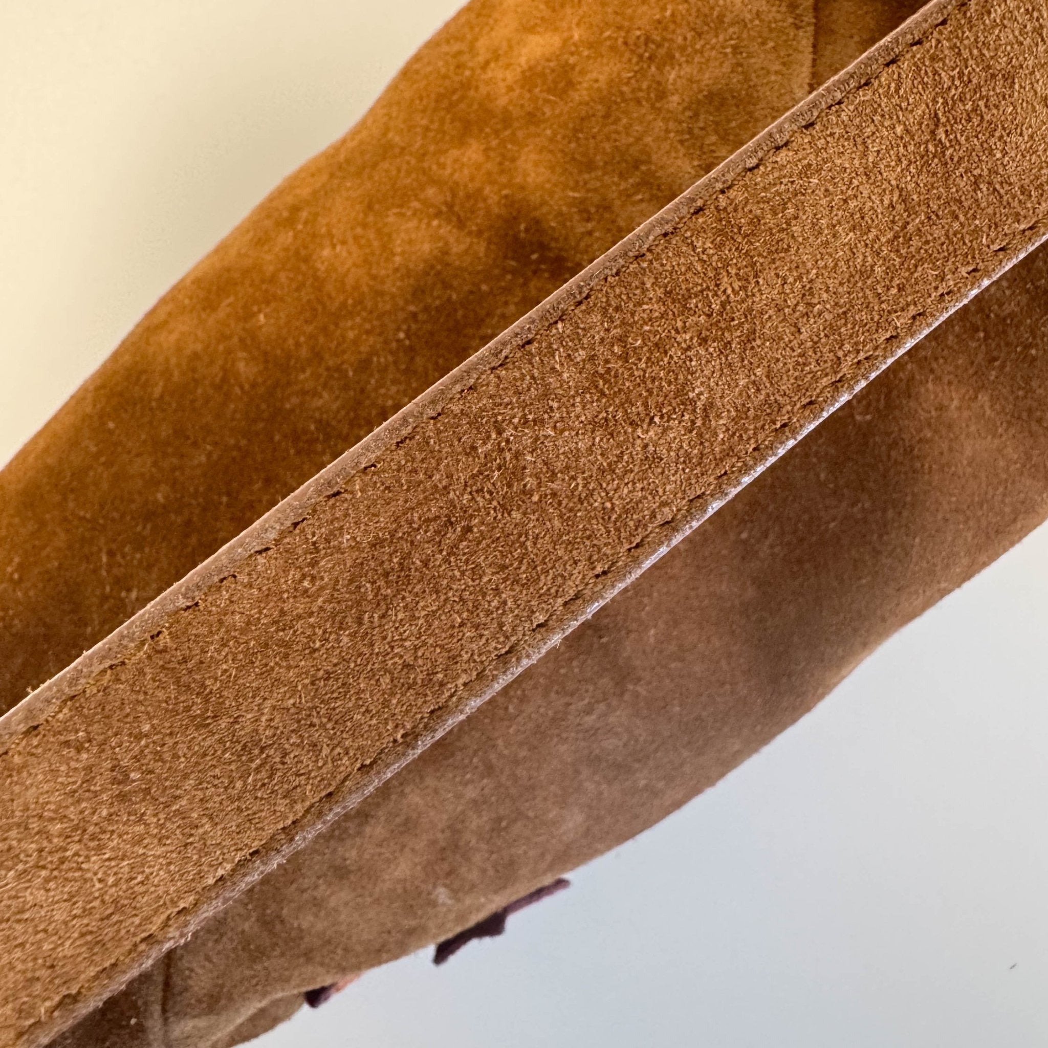 MIU MIU Suede Brown Hobo Shoulder Bag, in , Sold by HIVE PRELOVED - Shoulder Bags, ,