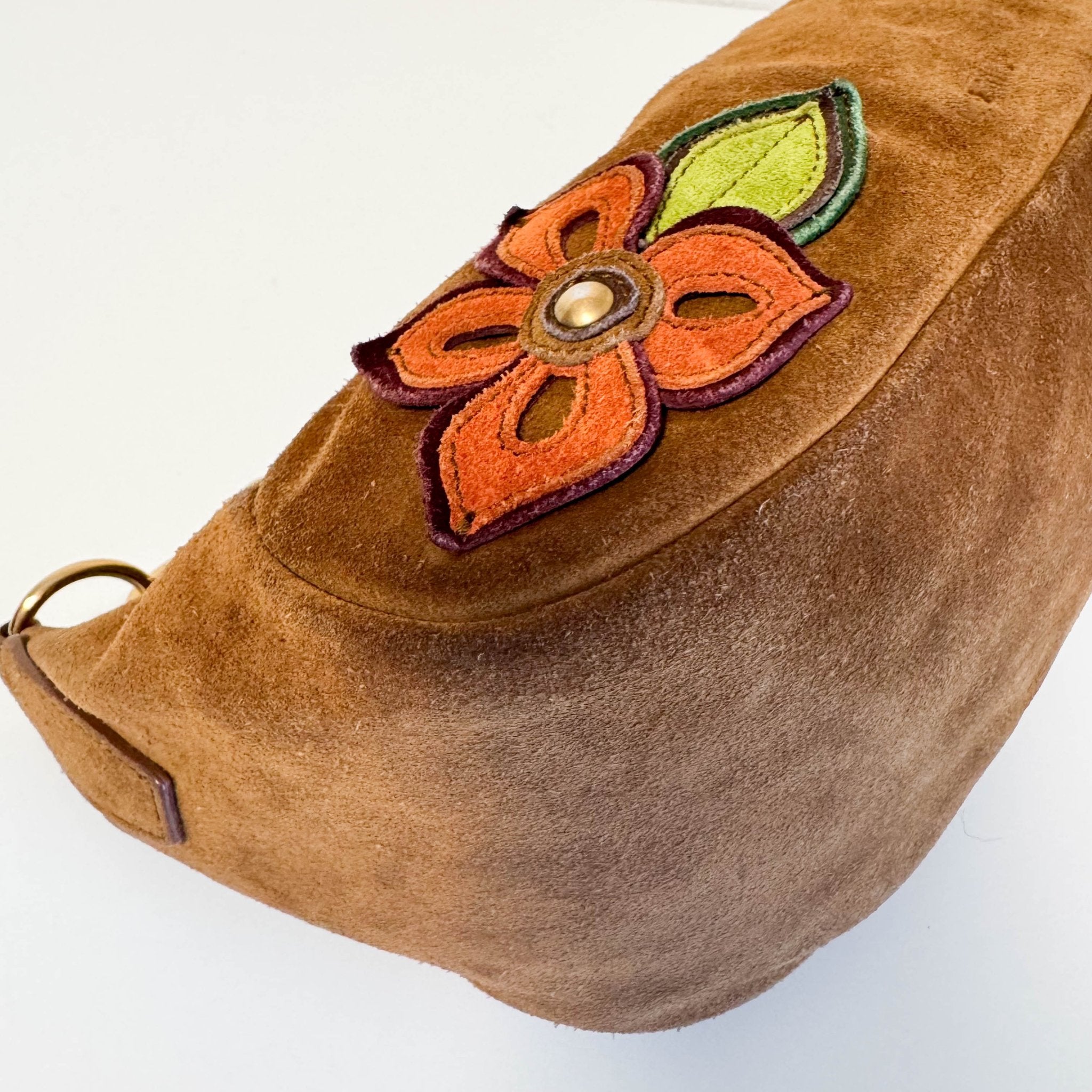Miu Miu Brown Suede Shoulder Bag | italist