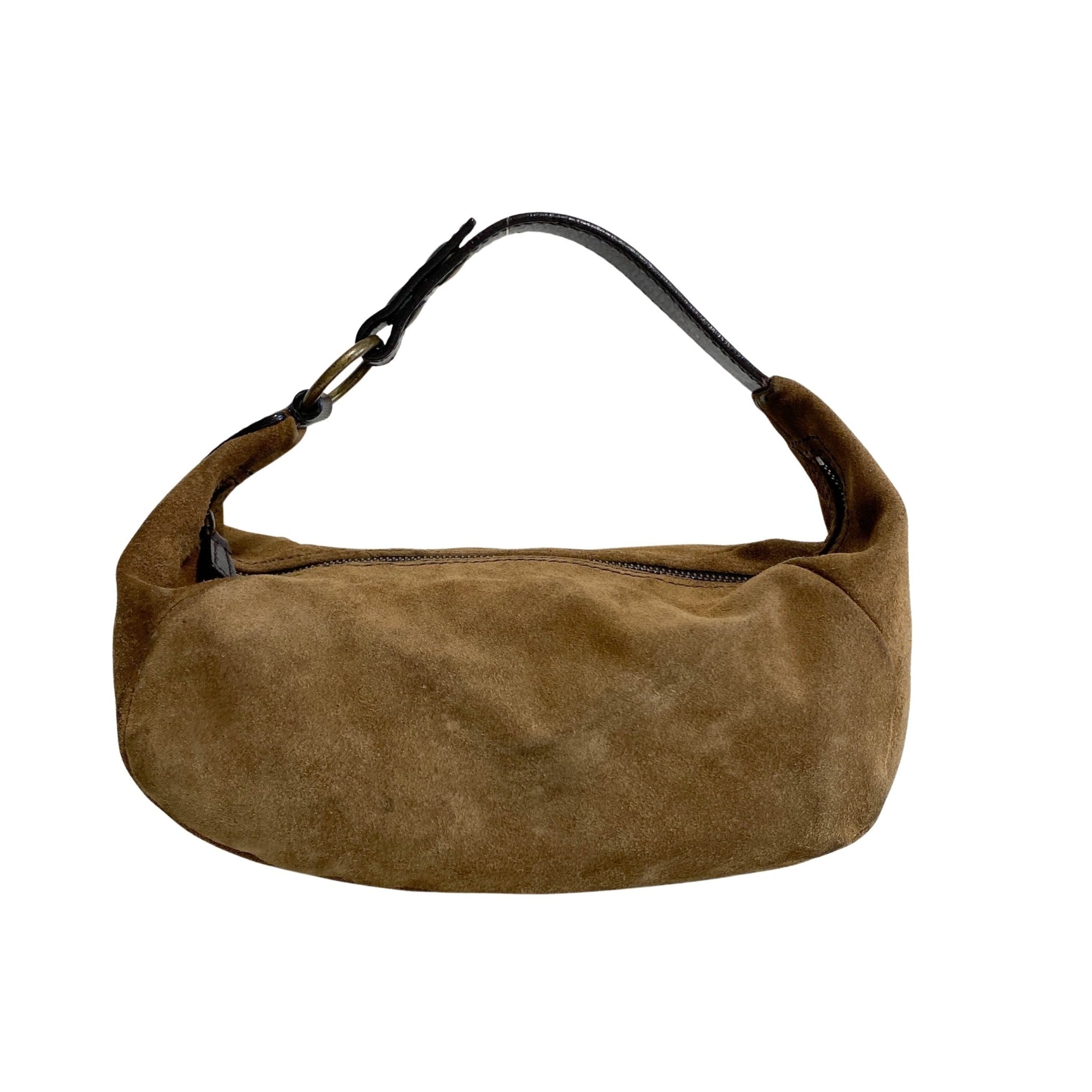 MIU MIU Suede Hobo Brown Pochette Handbag, in , Sold by HIVE PRELOVED - Handle Bags, ,