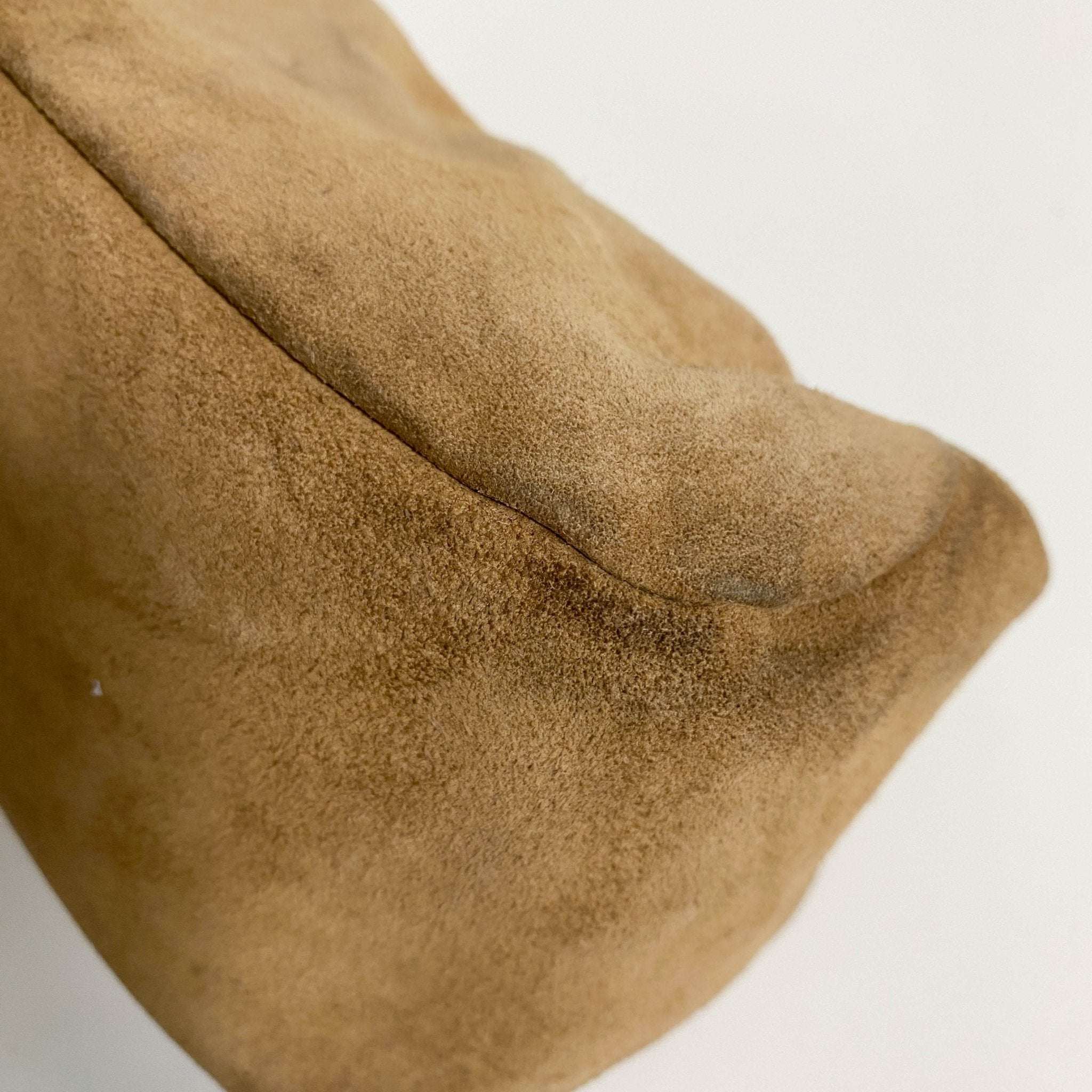 MIU MIU Suede Hobo Brown Pochette Handbag, in , Sold by HIVE PRELOVED - Handle Bags, ,