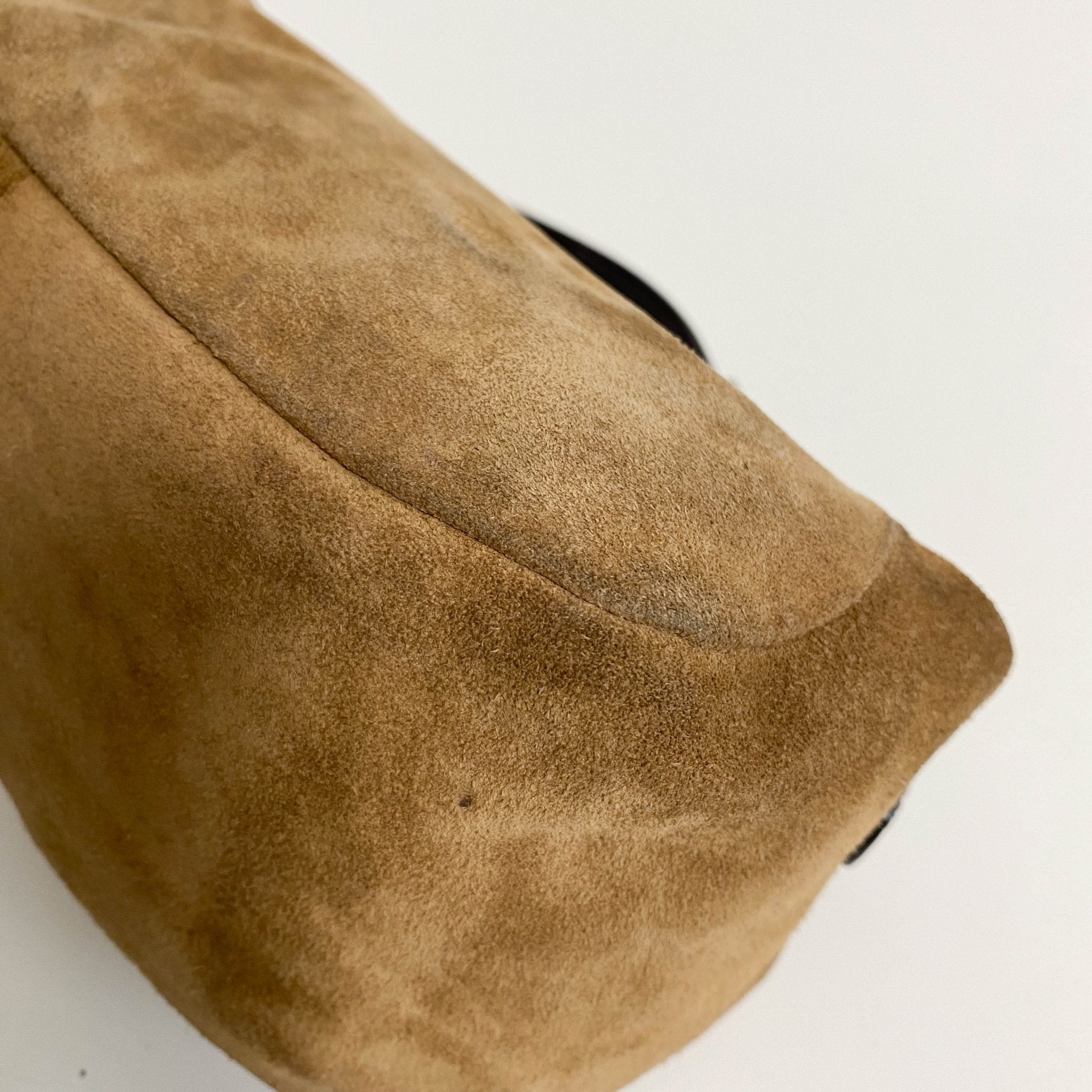 MIU MIU Suede Hobo Brown Pochette Handbag, in , Sold by HIVE PRELOVED - Handle Bags, ,