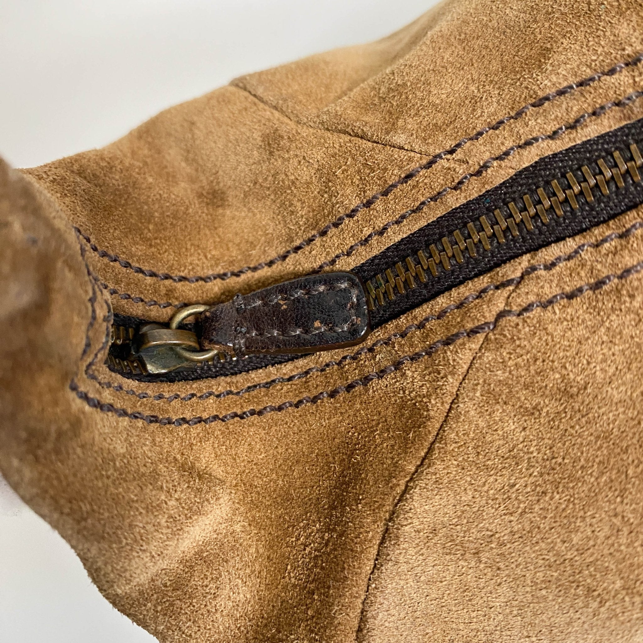 MIU MIU Suede Hobo Brown Pochette Handbag, in , Sold by HIVE PRELOVED - Handle Bags, ,