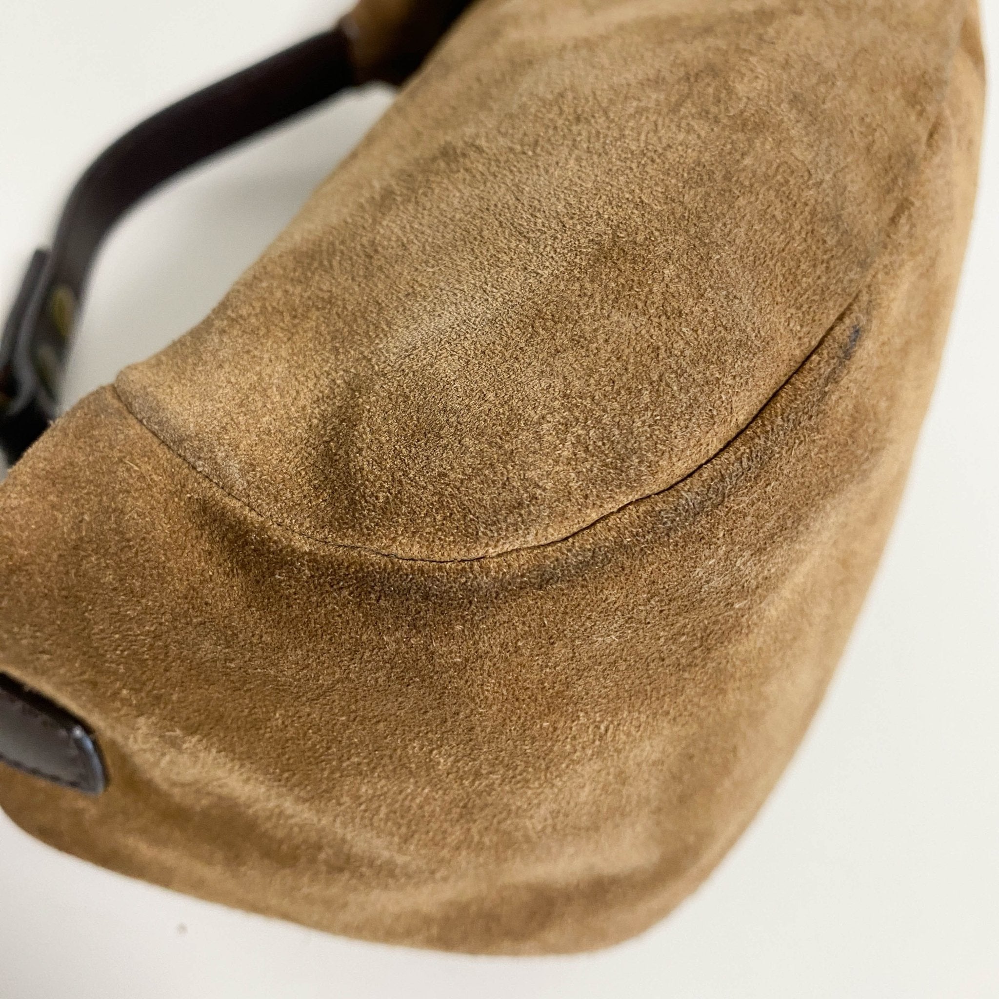 MIU MIU Suede Hobo Brown Pochette Handbag, in , Sold by HIVE PRELOVED - Handle Bags, ,