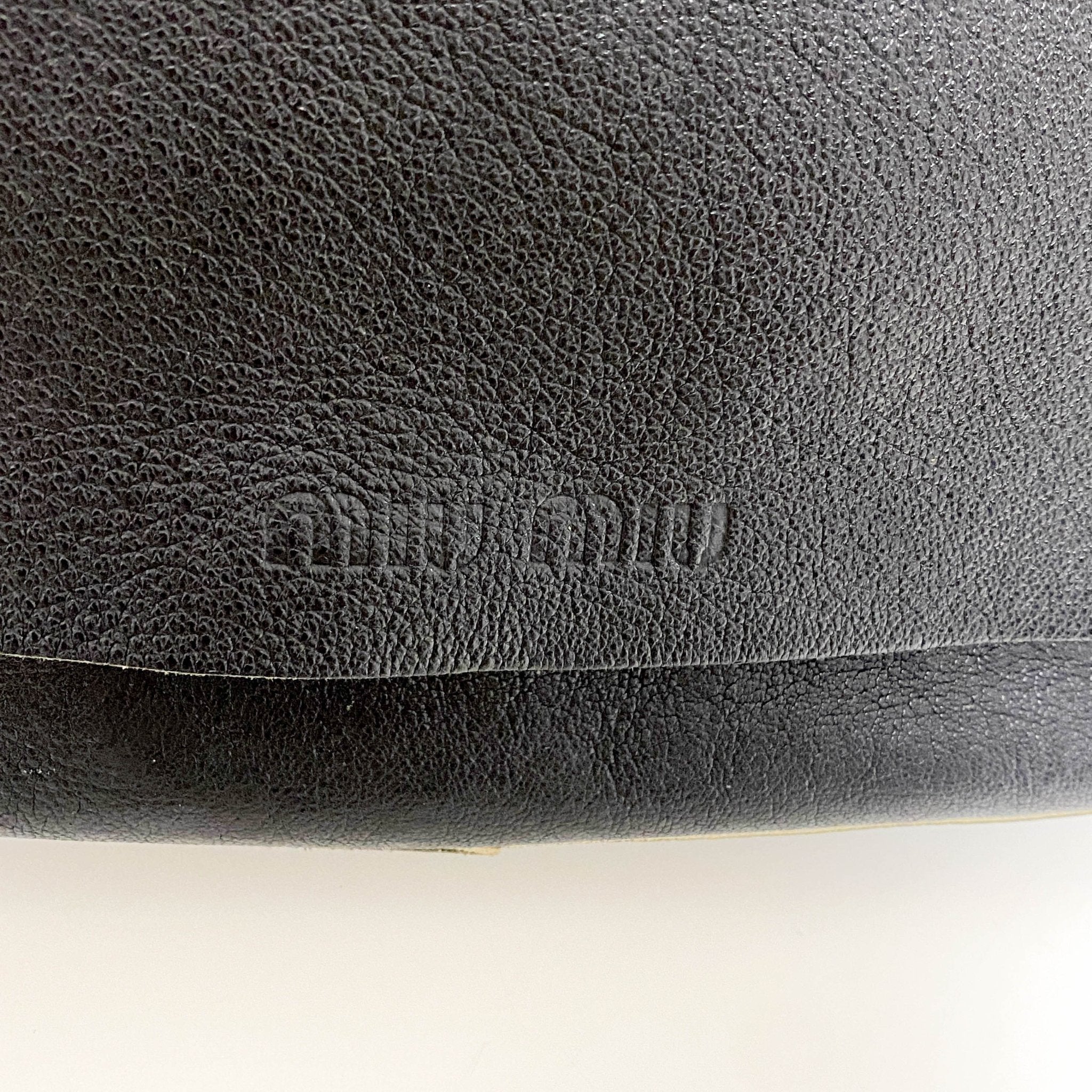 MIU MIU Vintage Archive Black Leather Shoulder Bag, in , Sold by HIVE PRELOVED - Shoulder Bags, ,