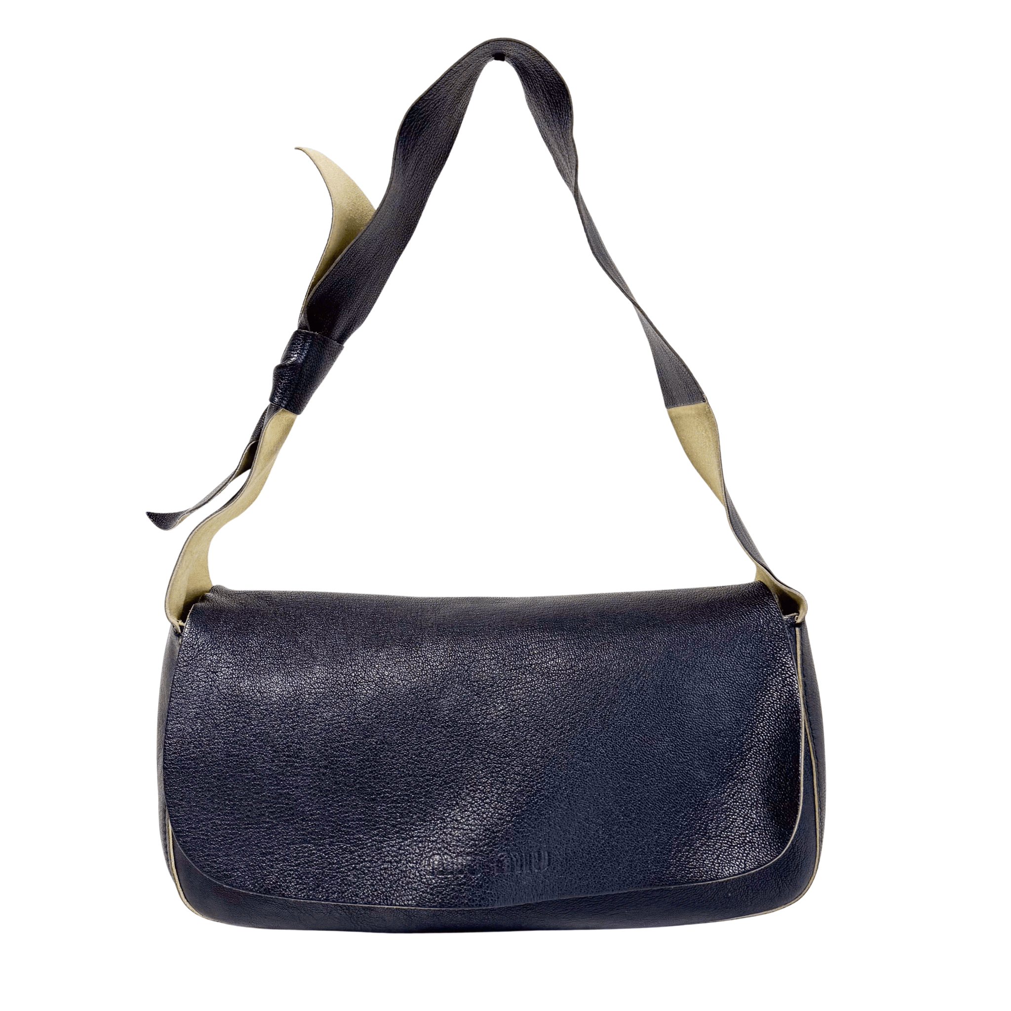 MIU MIU Vintage Archive Black Leather Shoulder Bag, in , Sold by HIVE PRELOVED - Shoulder Bags, ,