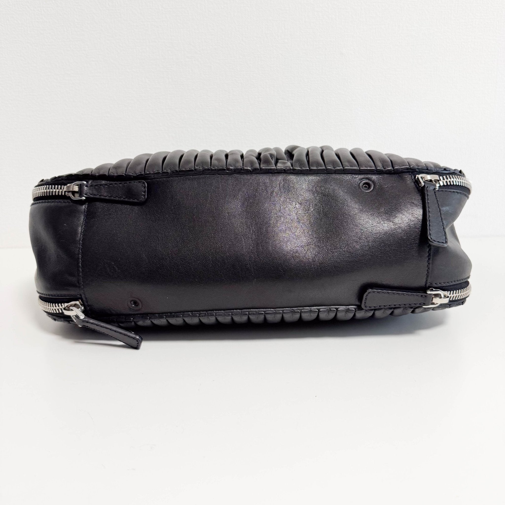 MIU MIU Vintage Black Leather Shoulder Bag, in , Sold by HIVE PRELOVED - Shoulder Bags, ,