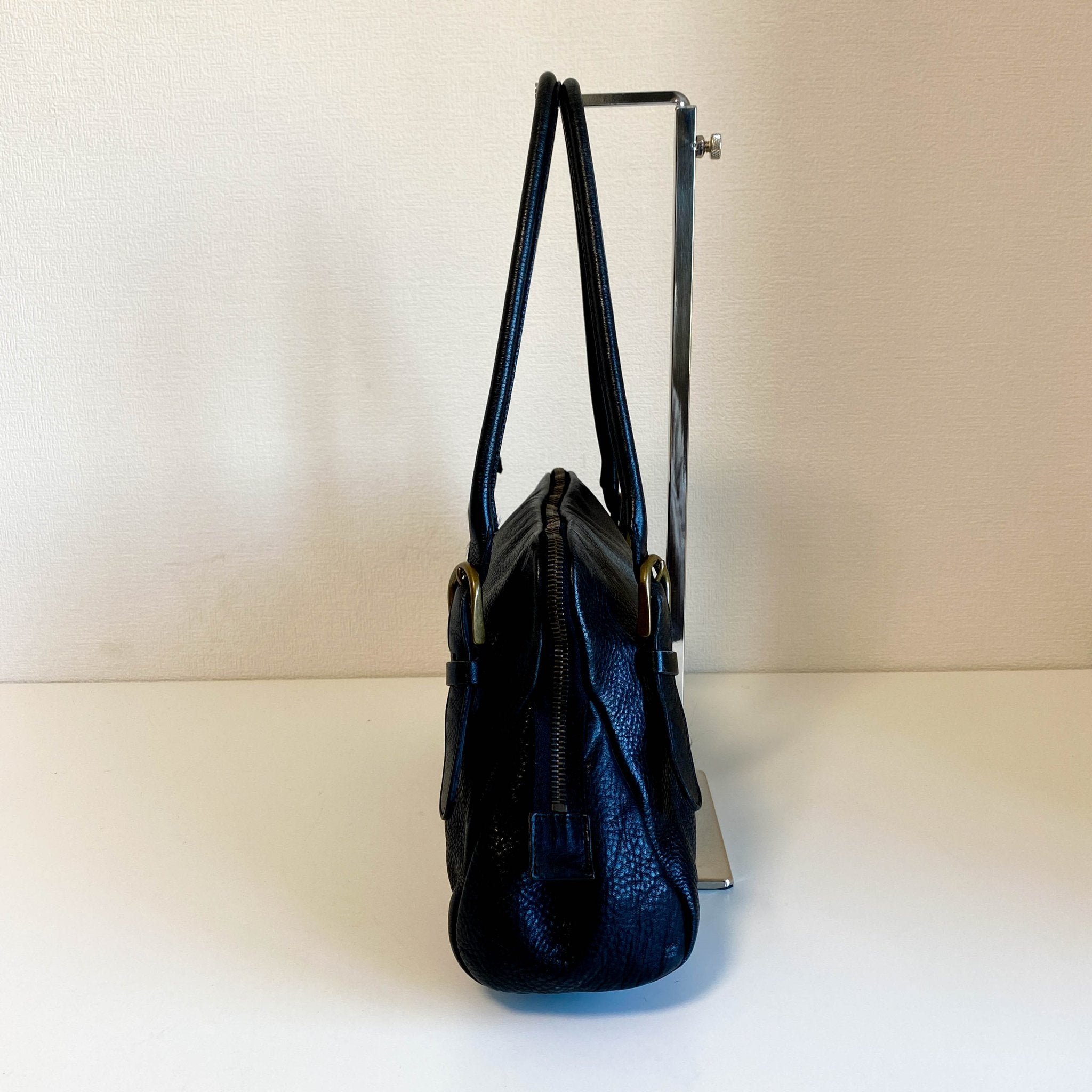 MIU MIU Vintage Black Leather Shoulder Bag, in , Sold by HIVE PRELOVED - Shoulder Bags, ,