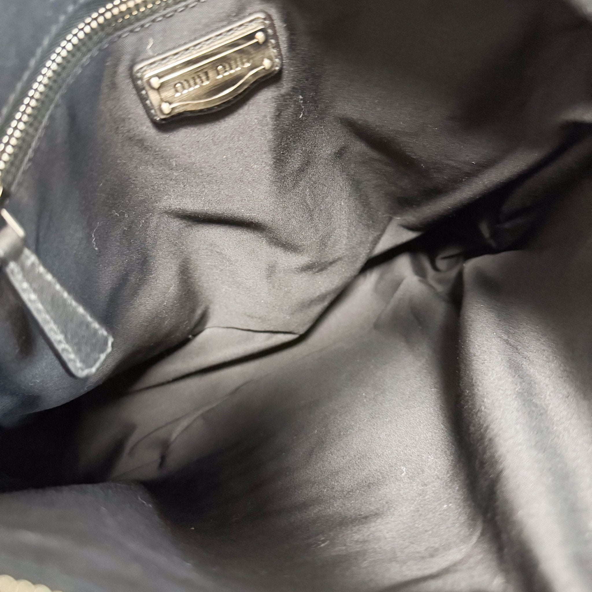 MIU MIU Vintage Black Leather Shoulder Bag, in , Sold by HIVE PRELOVED - Shoulder Bags, ,