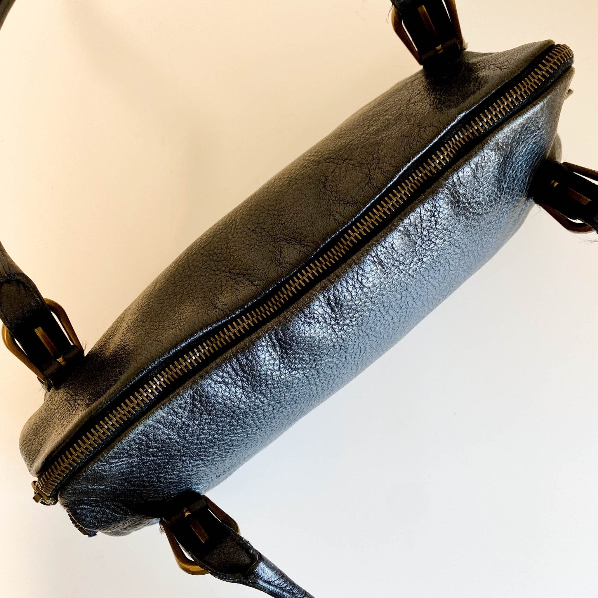 MIU MIU Vintage Black Leather Shoulder Bag, in , Sold by HIVE PRELOVED - Shoulder Bags, ,