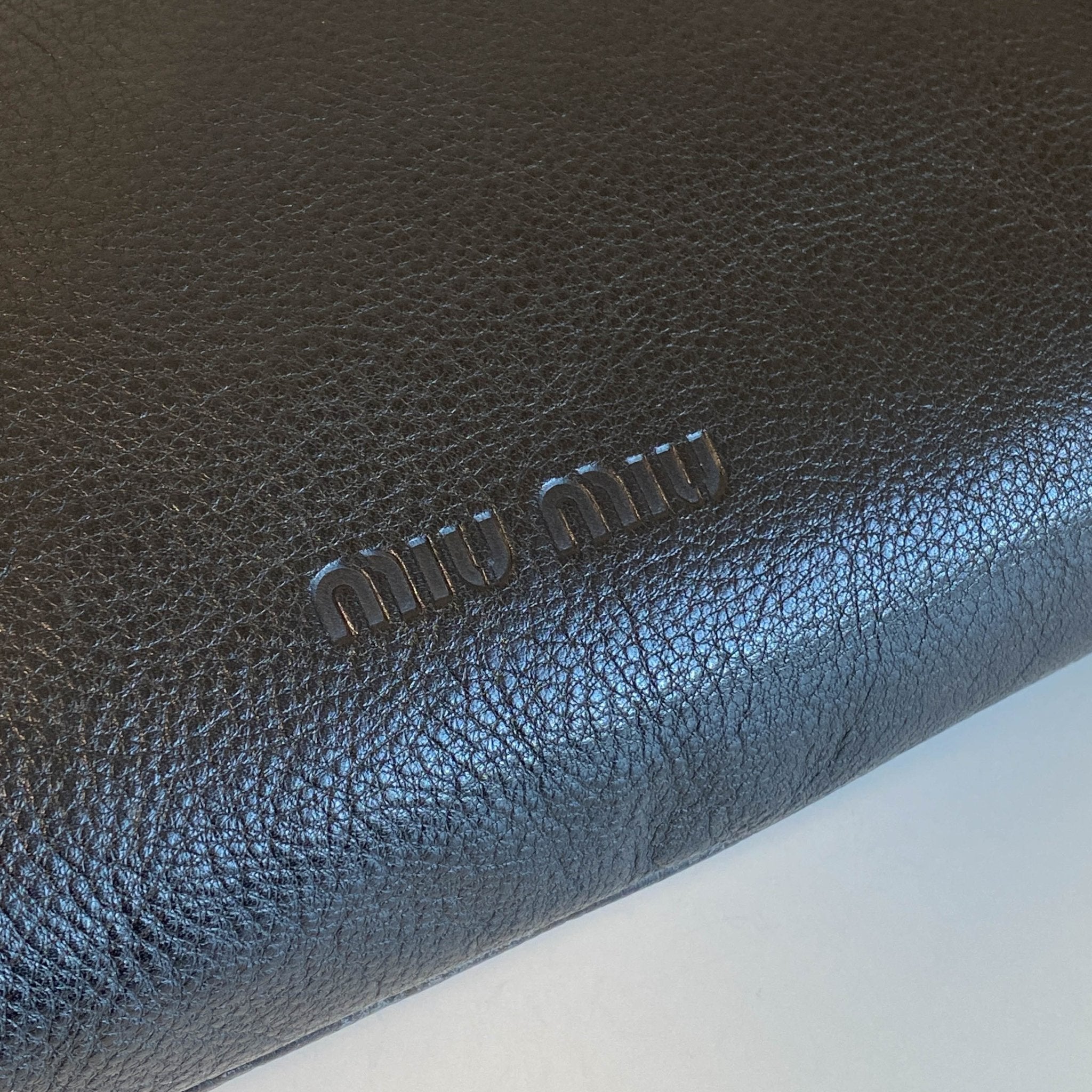 MIU MIU Vintage Black Leather Shoulder Bag, in , Sold by HIVE PRELOVED - Shoulder Bags, ,