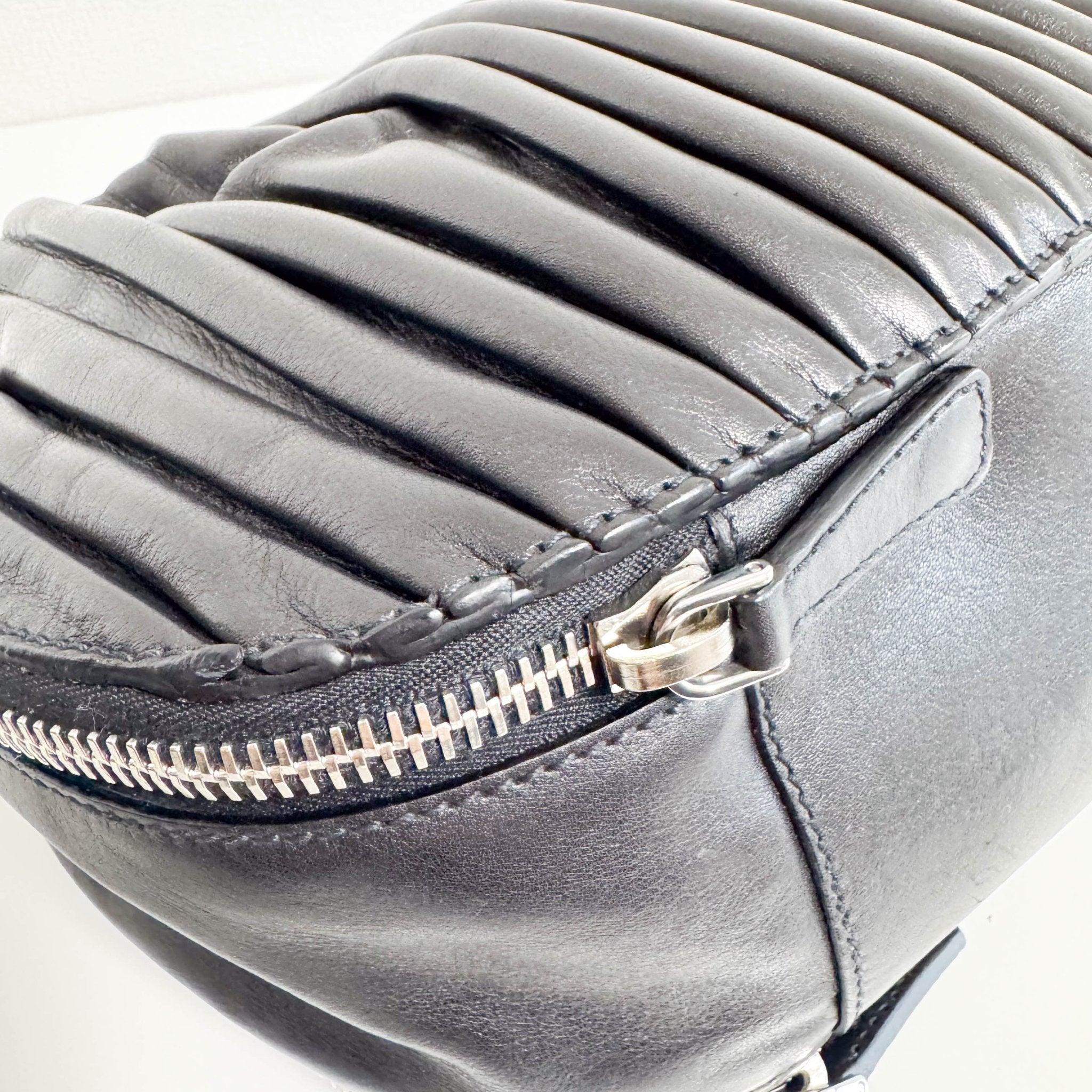 MIU MIU Vintage Black Leather Shoulder Bag, in , Sold by HIVE PRELOVED - Shoulder Bags, ,